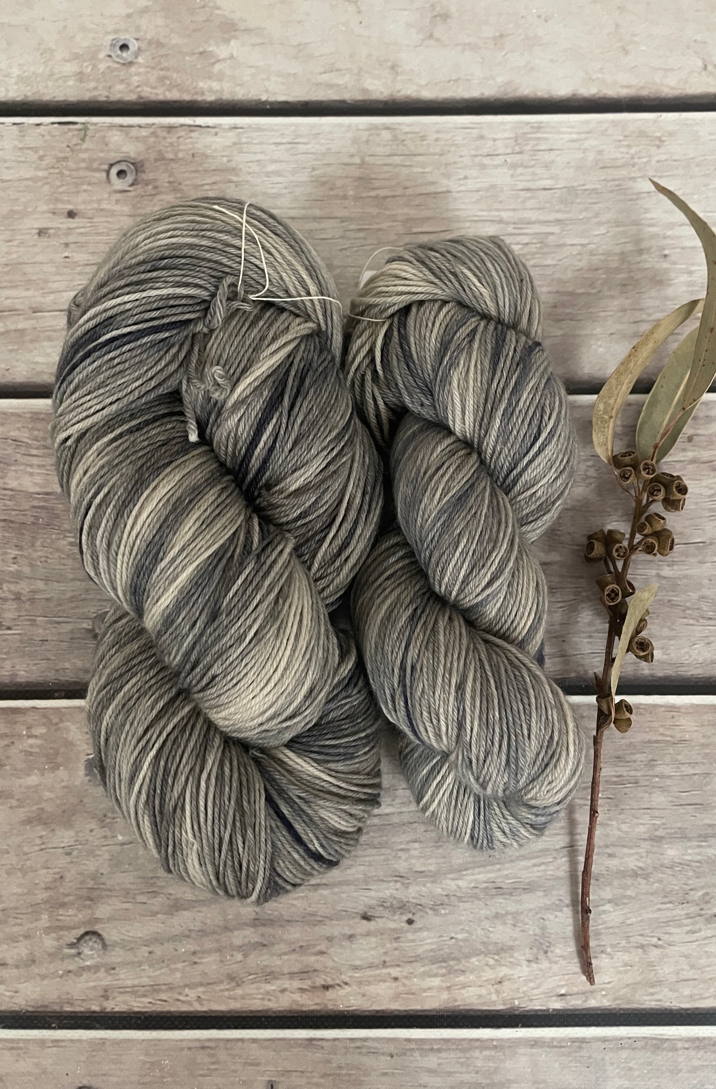 Wool OB - ooak - sw Australian merino cross - Indigo grey