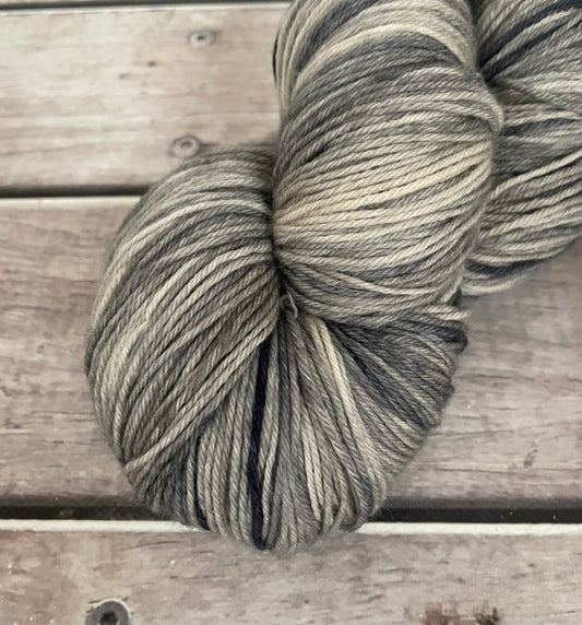 Wool OB - ooak - sw Australian merino cross - Indigo grey