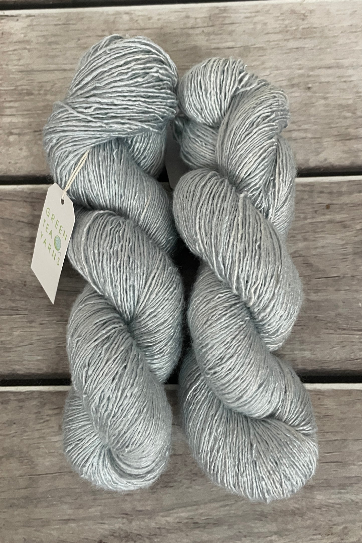 Ice Blue - 4 ply Tussah silk singles - Sulkazura