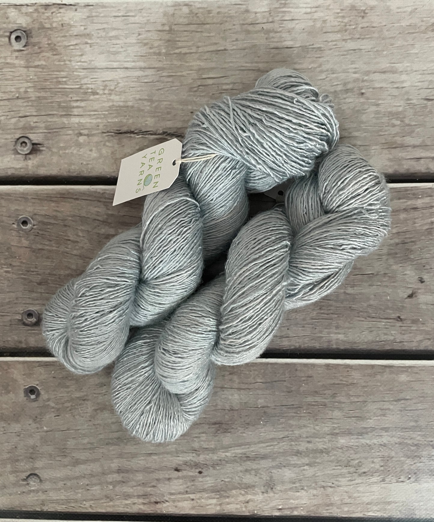 Ice Blue - 4 ply Tussah silk singles - Sulkazura