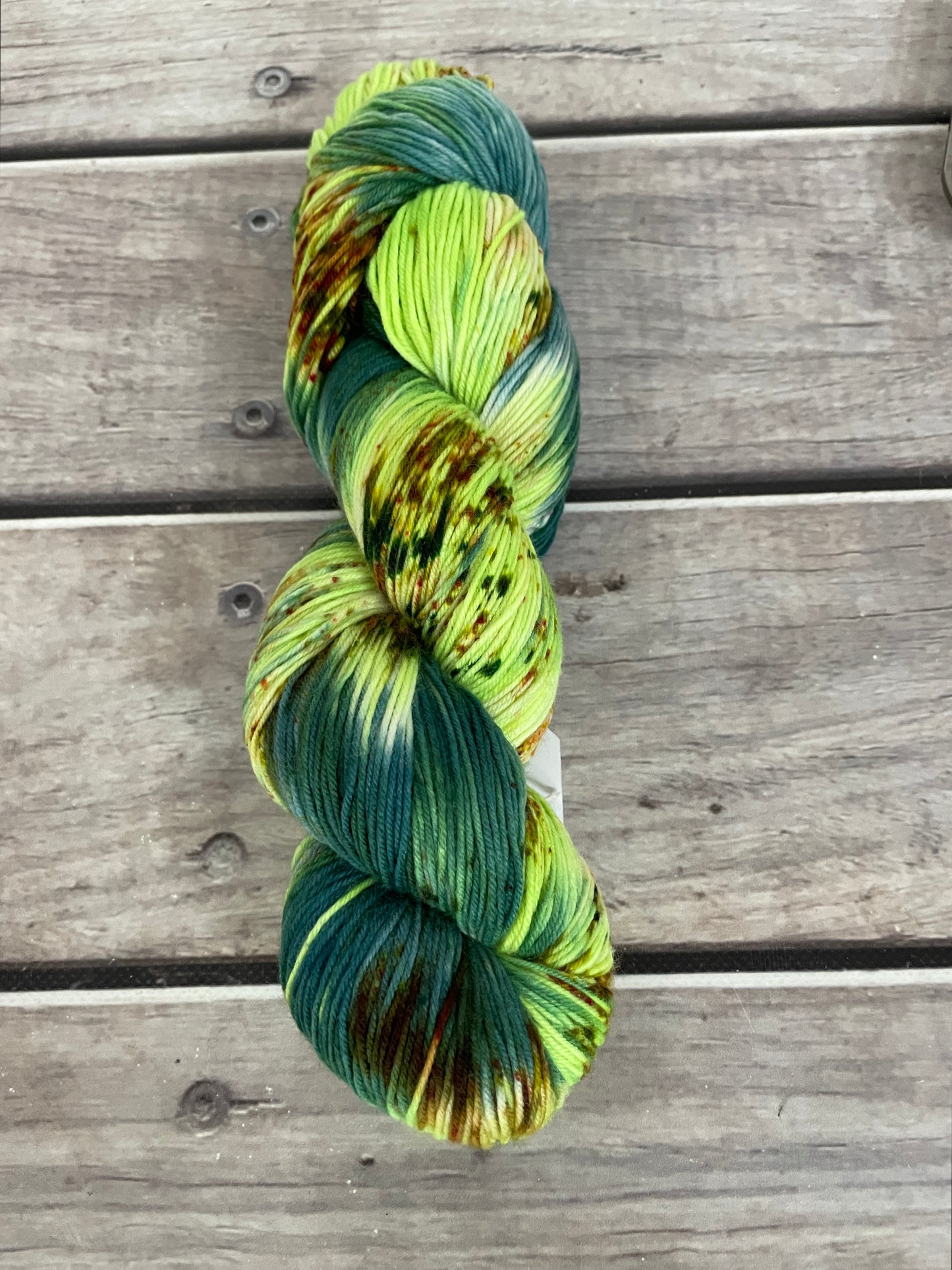 Speckled Seas in 4 ply sock yarn in merino and nylon - Darjeeling