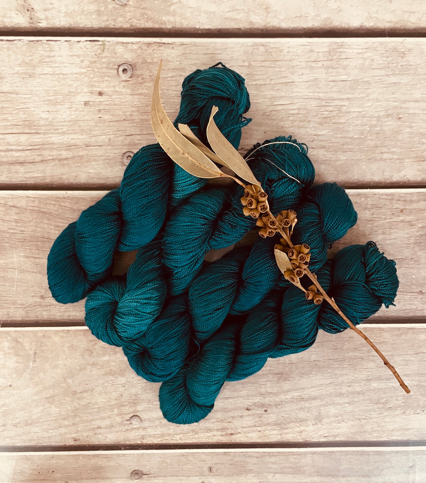 Vintage Button - 4 ply silk  - Ginseng f
