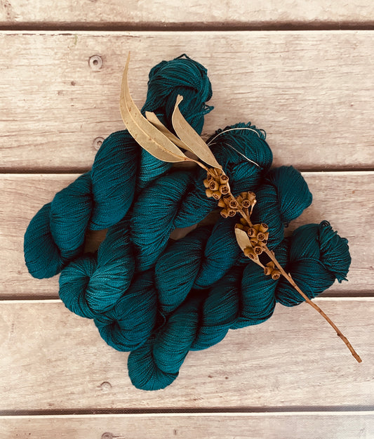 Vintage Button - 4 ply silk  - Ginseng f