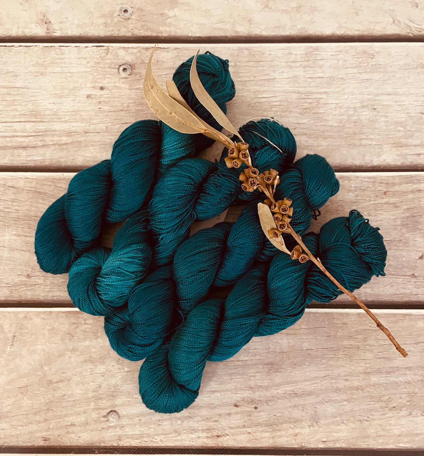 Vintage Button - 4 ply silk  - Ginseng f