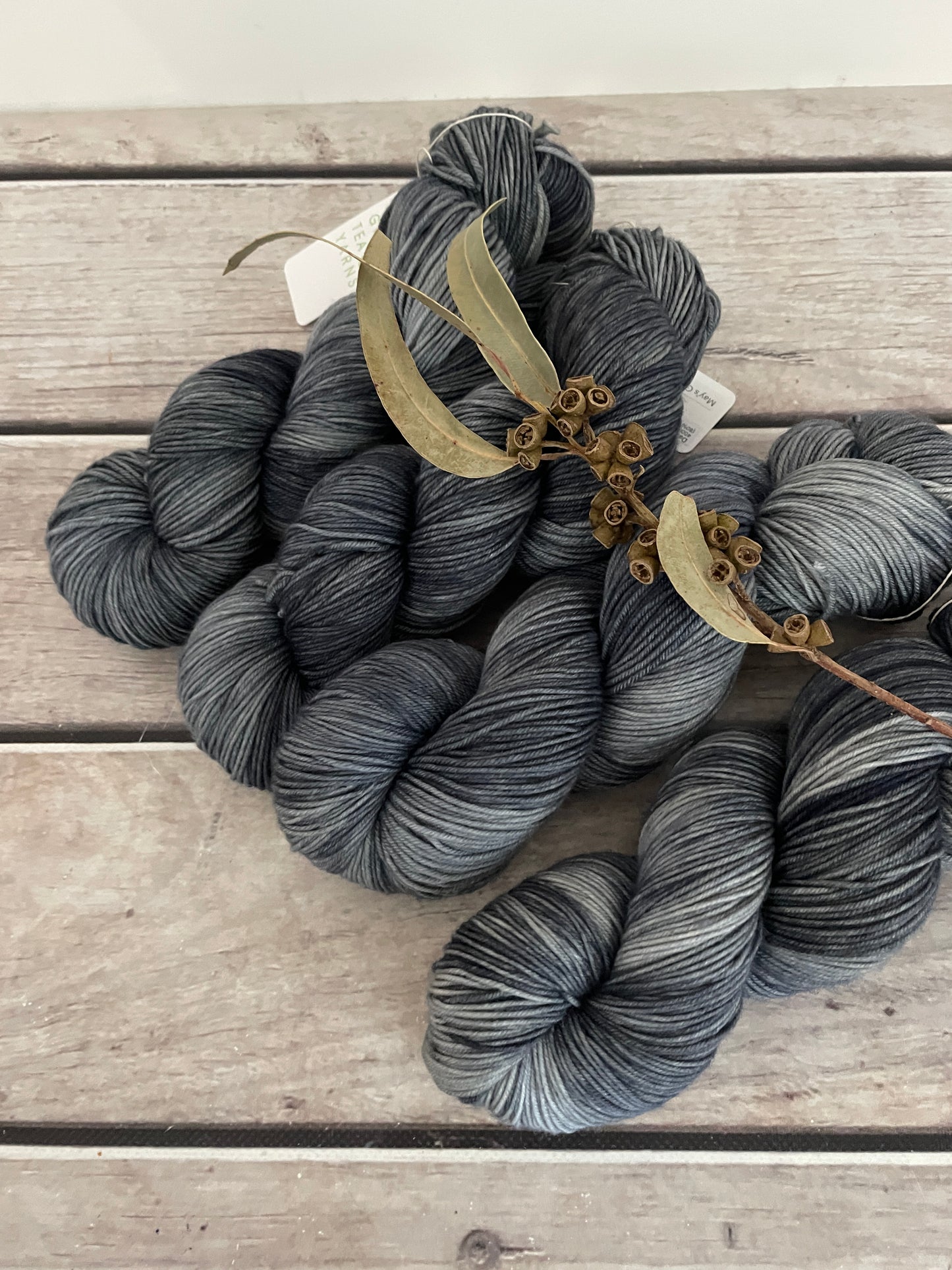 Mays Grey - Darjeeling 4 ply sock yarn in merino and nylon