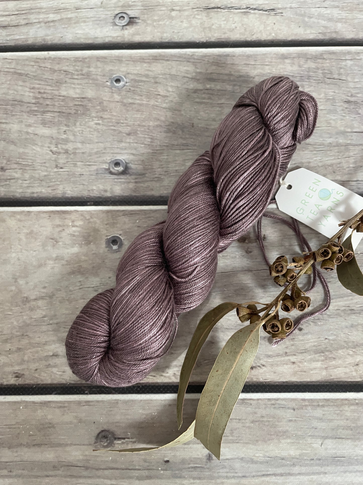 Paperbark - 4 ply in Mulberry silk - Pekoe f
