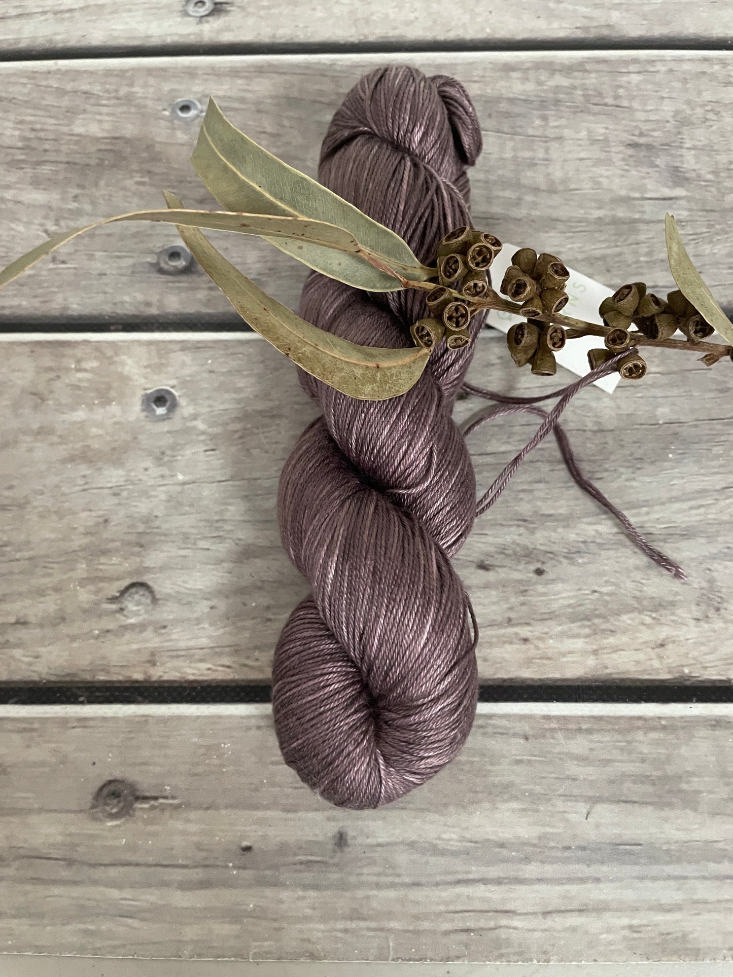 Paperbark - 4 ply in Mulberry silk - Pekoe f