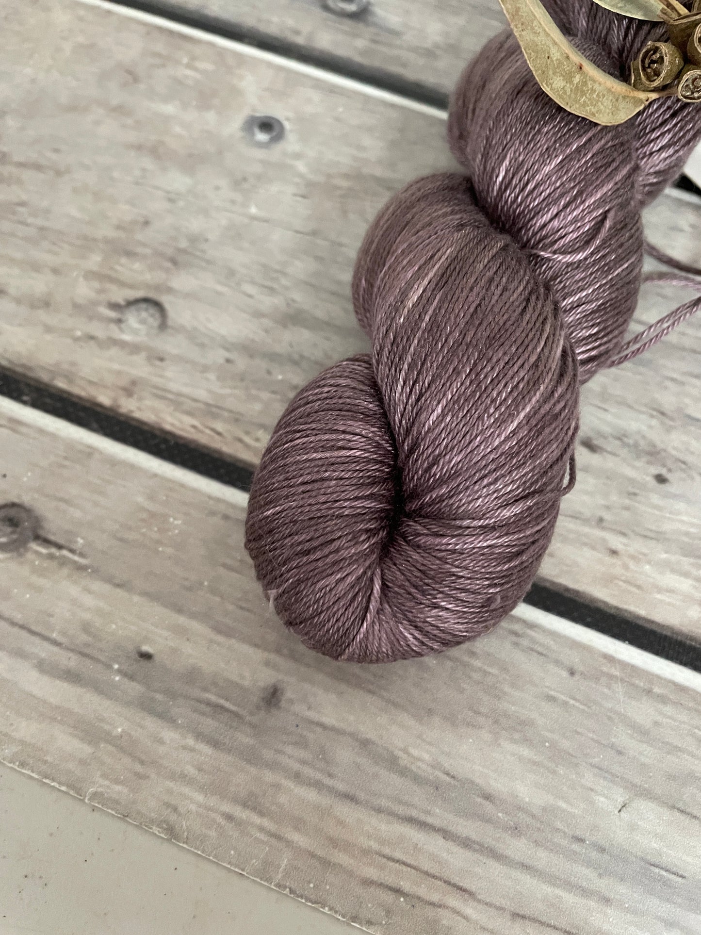 Paperbark - 4 ply in Mulberry silk - Pekoe f