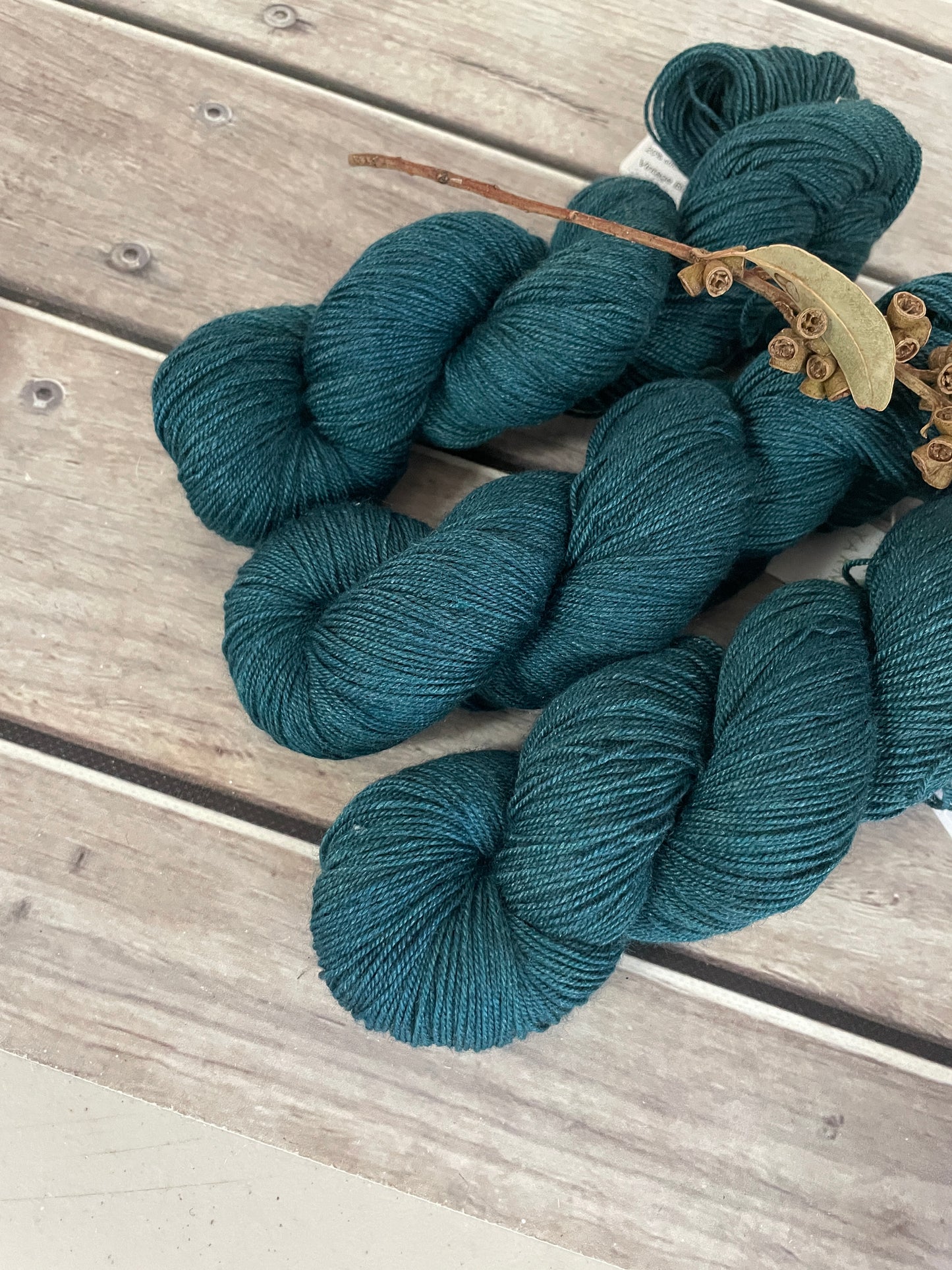 Vintage Button -  4 ply merino/silk/yak - Masala4