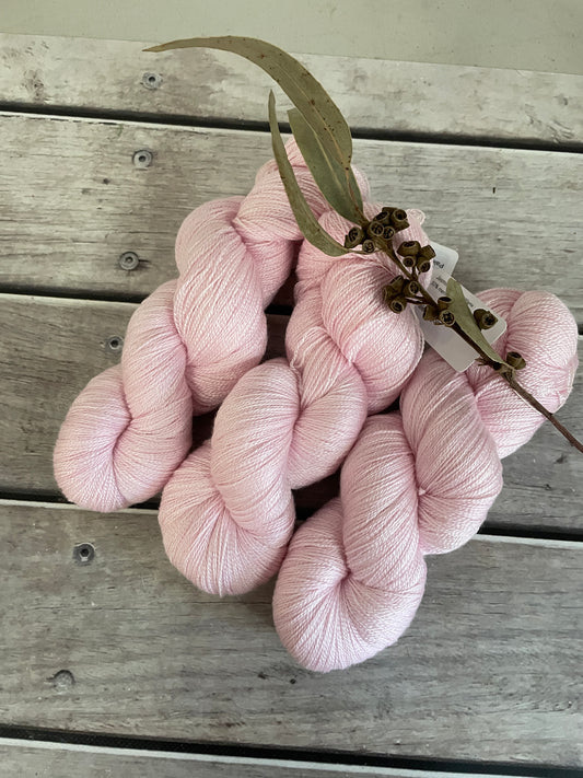 Pale Dragon - 2 ply/lace weight - silk and merino yarn - Jasmine 2