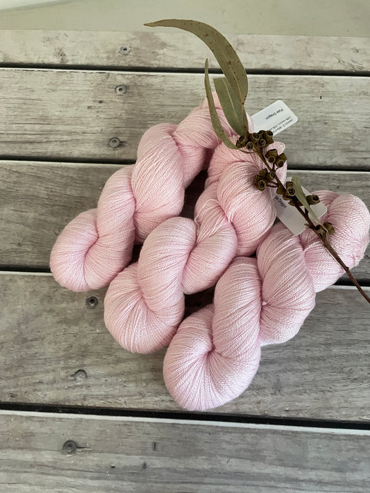 Pale Dragon - 2 ply/lace weight - silk and merino yarn - Jasmine 2