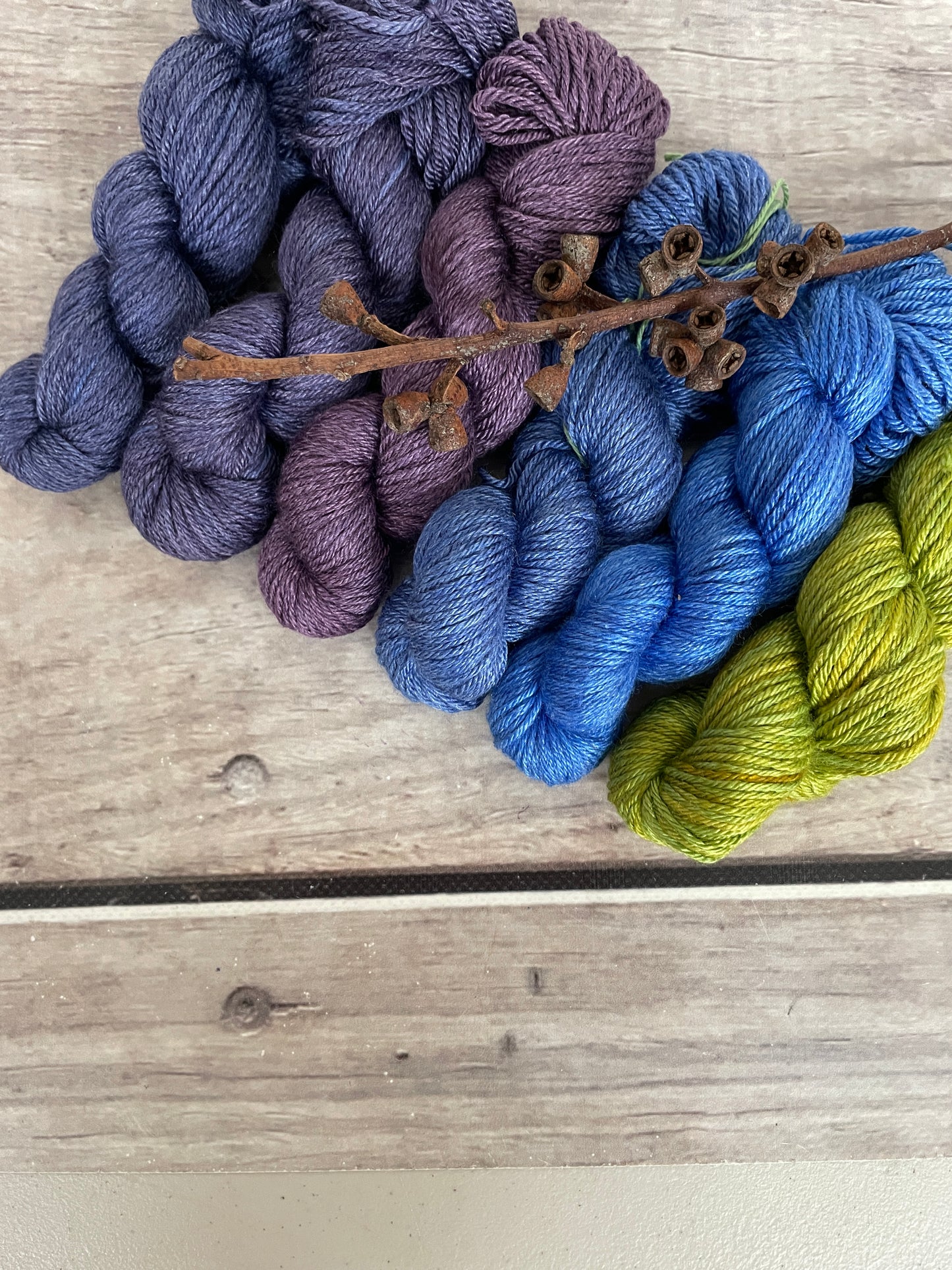 Peacock mini skein sets - Jasmin 4 - Kit 2