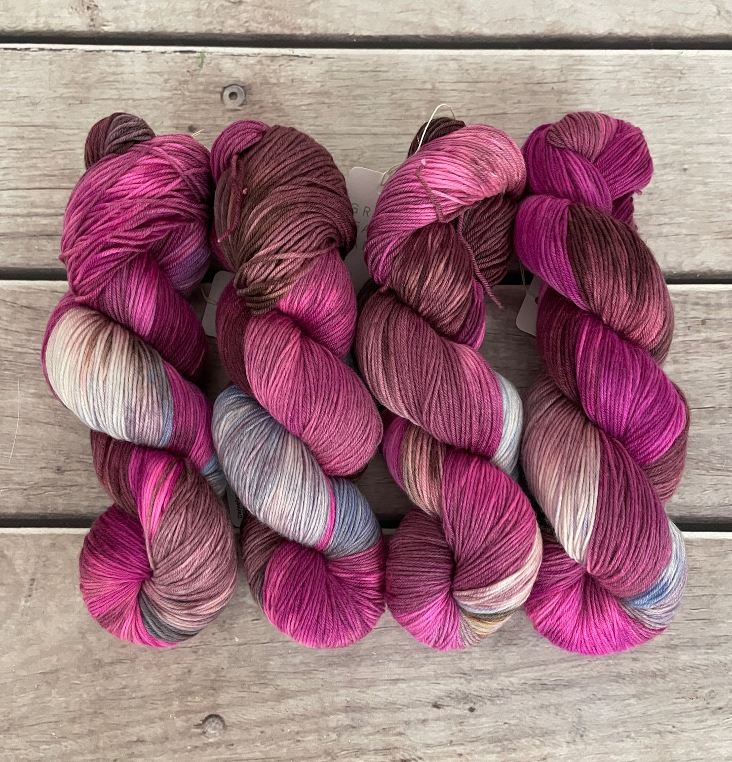 Favourite Rug ooak - 4 ply merino/ nylon sock yarn- Darjeeling