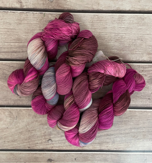 Favourite Rug ooak - 4 ply merino/ nylon sock yarn- Darjeeling