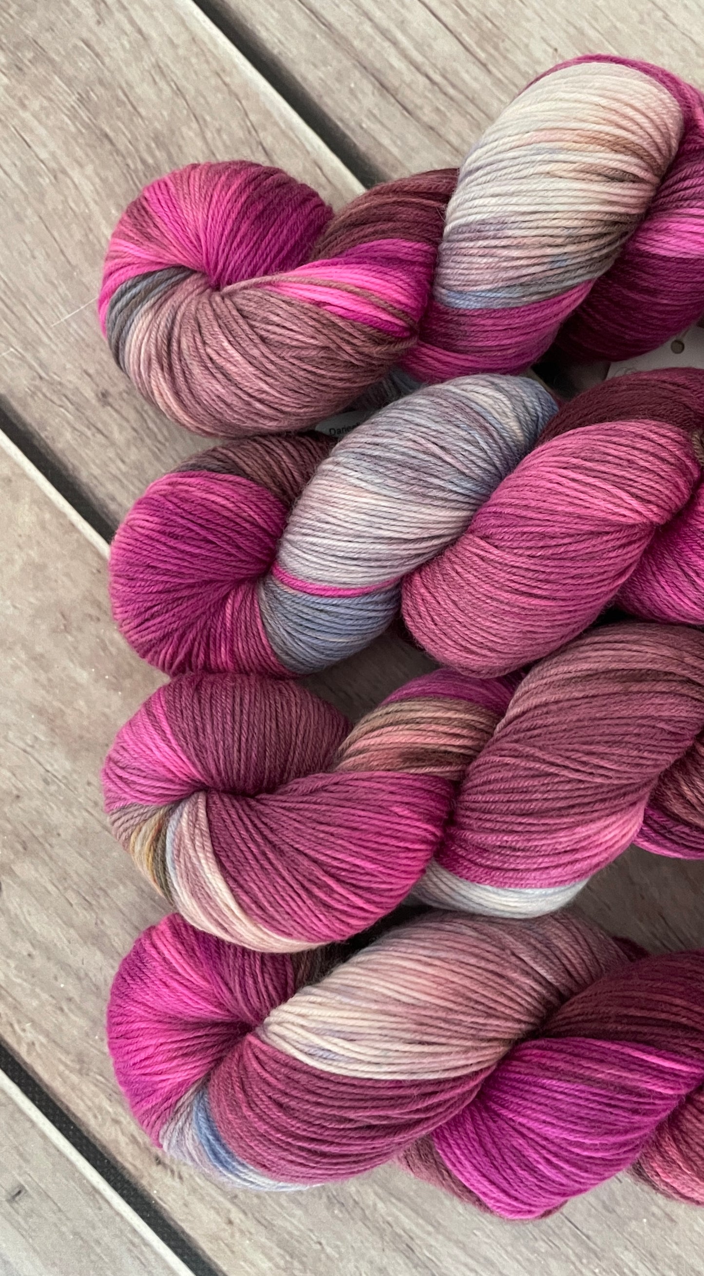 Favourite Rug ooak - 4 ply merino/ nylon sock yarn- Darjeeling