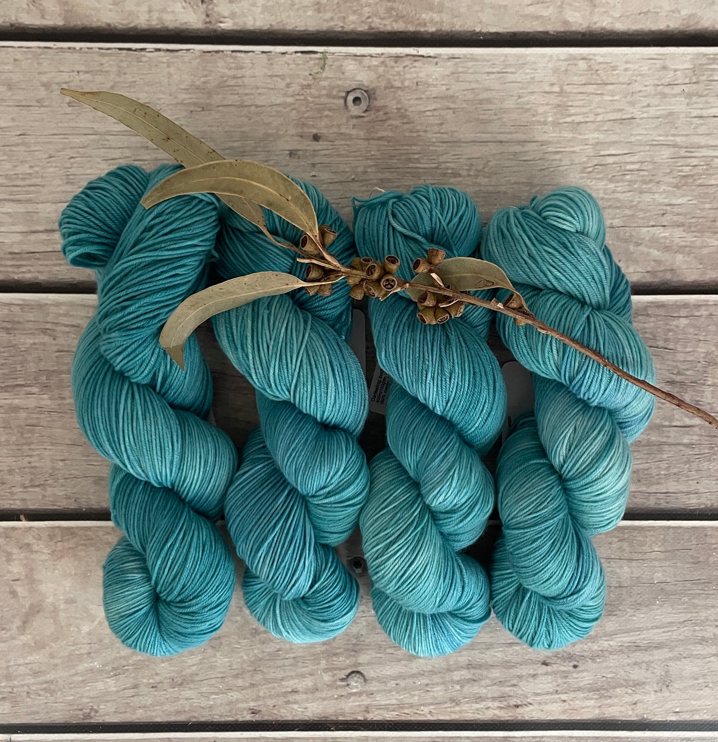Calm Seas - 4 ply sock yarn in merino and nylon - Darjeeling 4