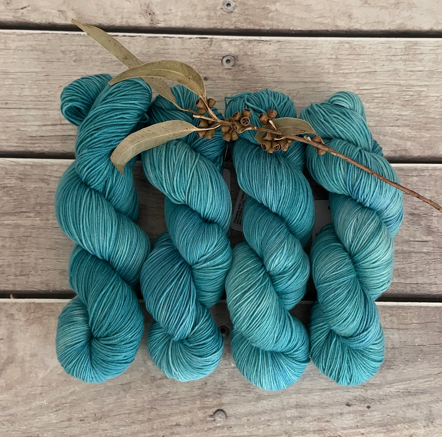 Calm Seas - 4 ply sock yarn in merino and nylon - Darjeeling 4