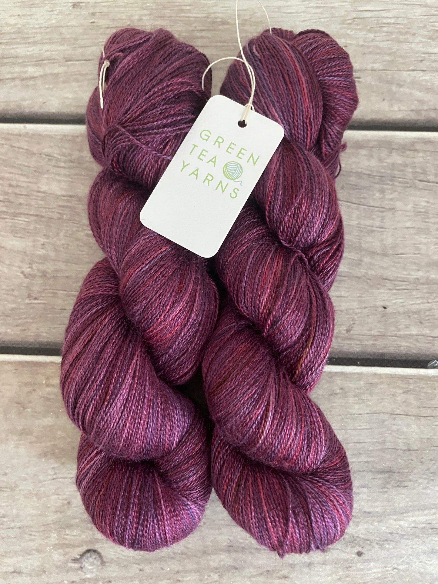 Raspberry Beret - 2 Ply in Silk & Alpaca - Echinacea
