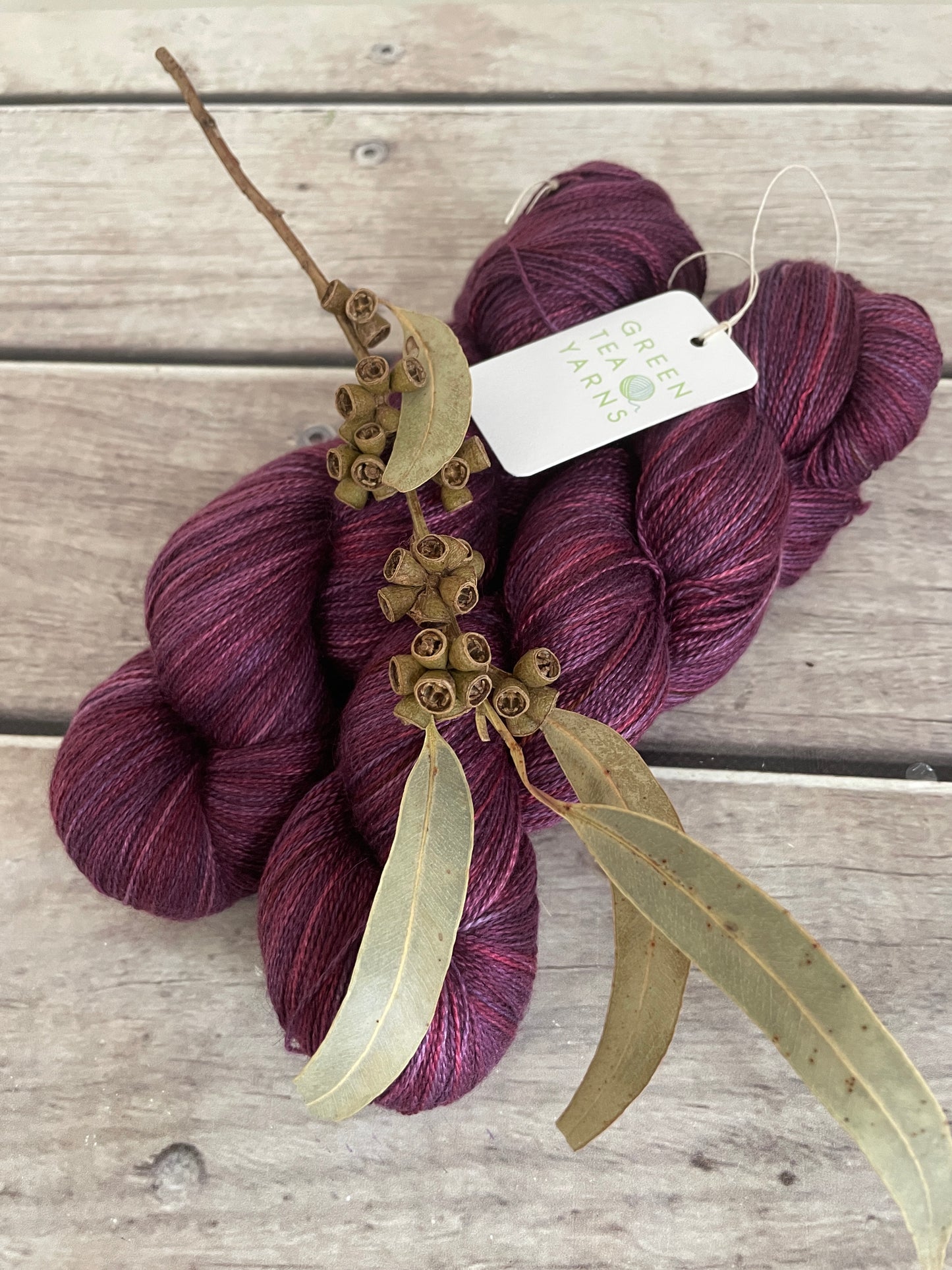 Raspberry Beret - 2 Ply in Silk & Alpaca - Echinacea