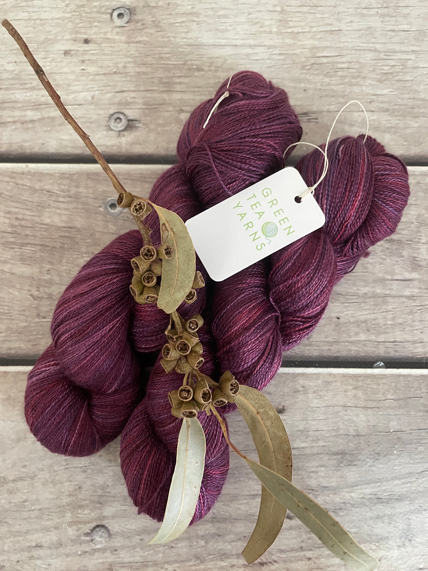Raspberry Beret - 2 Ply in Silk & Alpaca - Echinacea