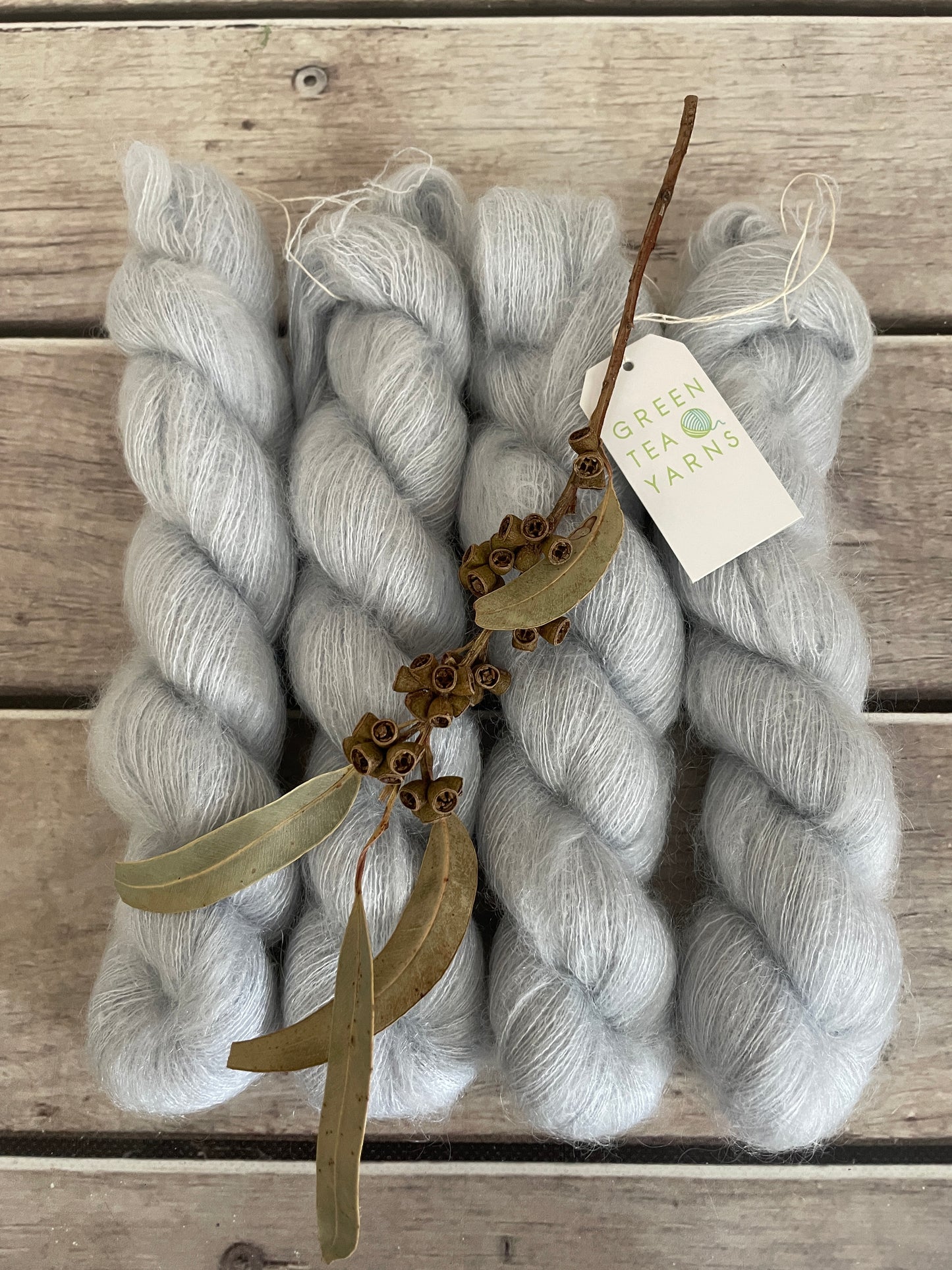 Moonlit OB - on Shui Yun - Silk and Mohair - lace 2 ply