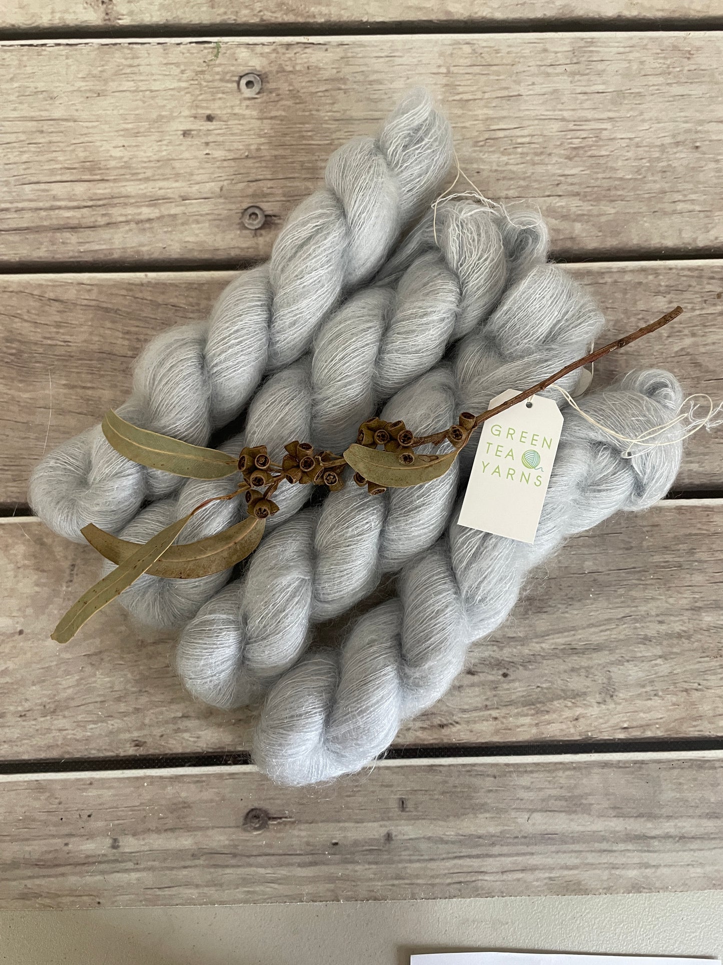 Moonlit OB - on Shui Yun - Silk and Mohair - lace 2 ply