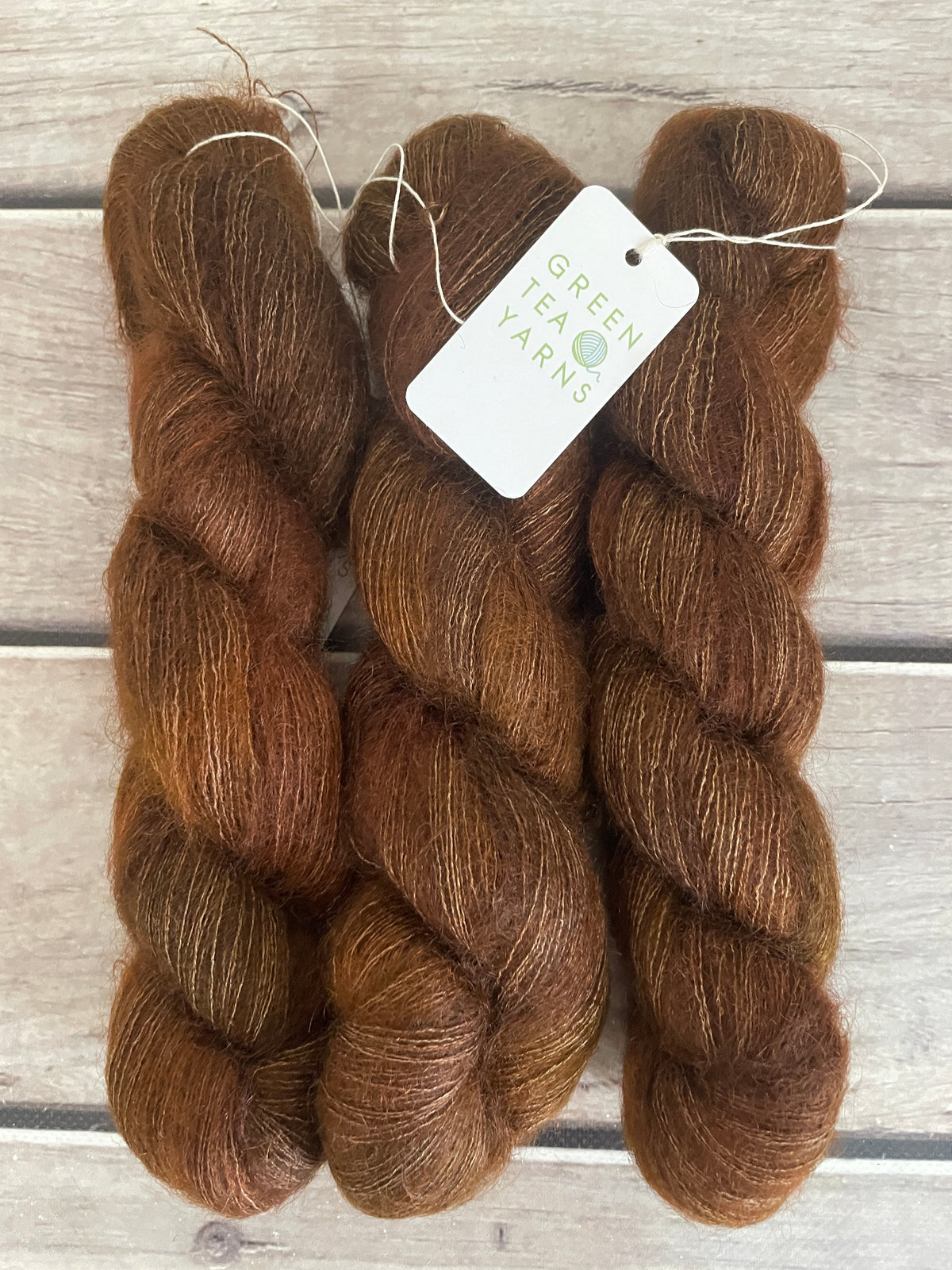 Dry Earth OB - on Silk and Mohair - Shui Yun, 2 ply/laceweight