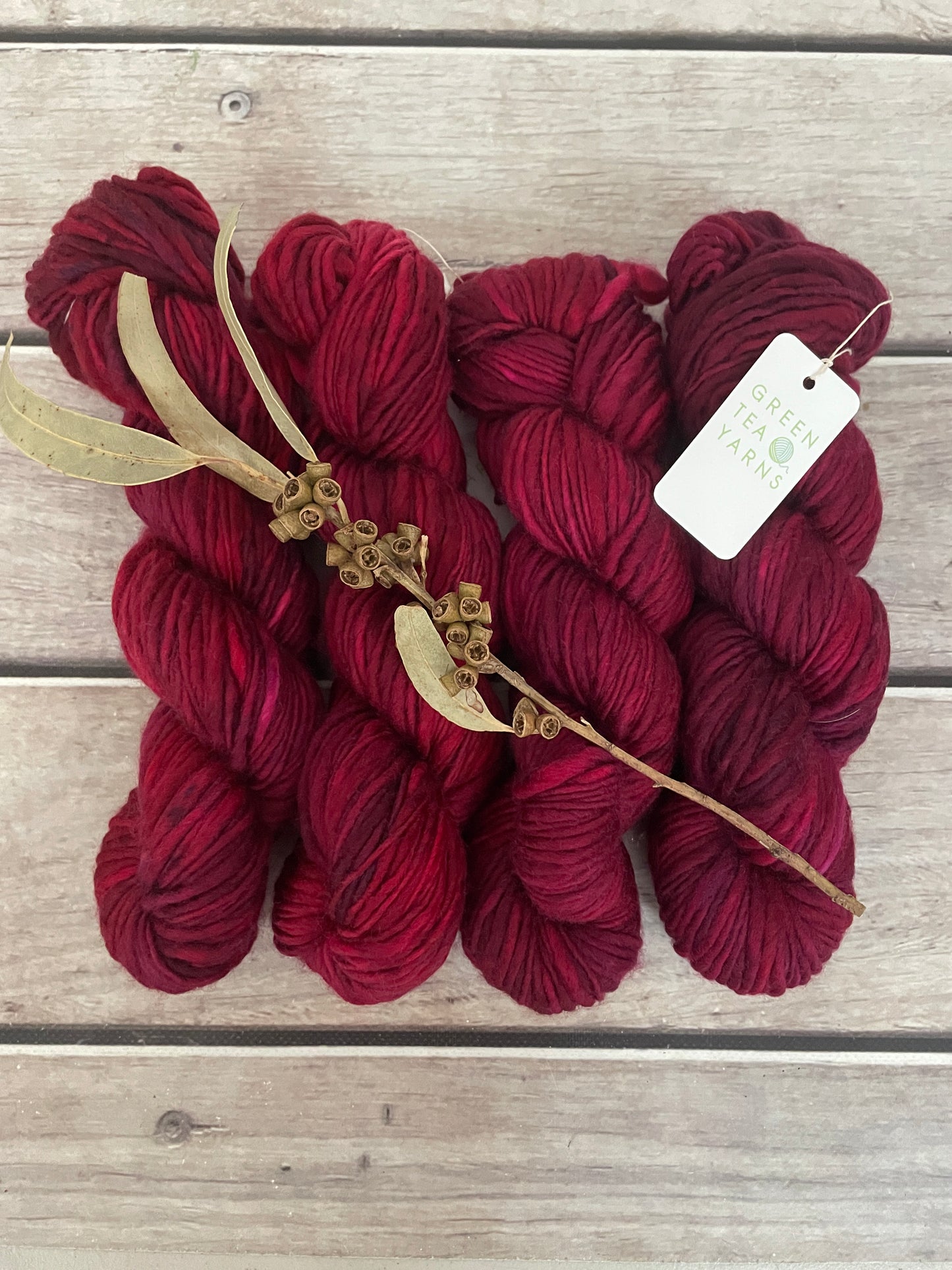 Be Mine- 12 Ply sw merino singles - Guava