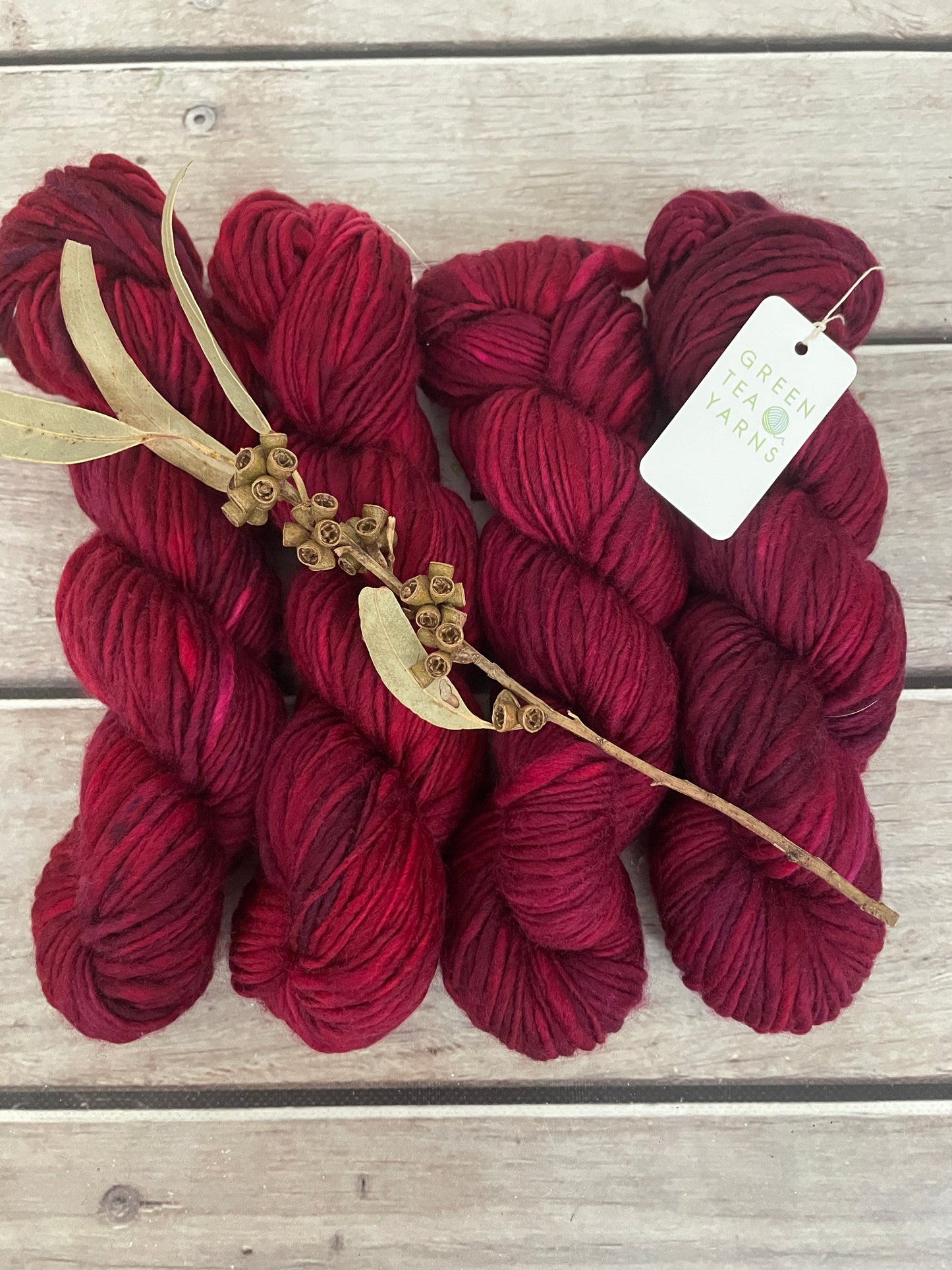 Be Mine- 12 Ply sw merino singles - Guava