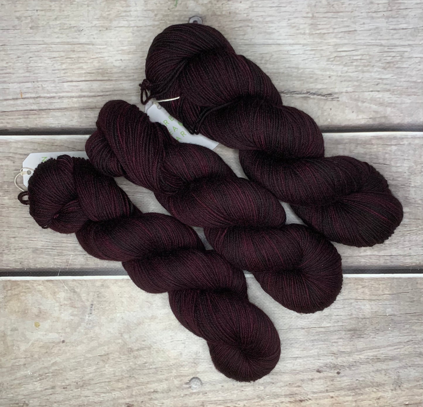 Black Cherry - 4 ply merino/nylon sock yarn - Darjeeling