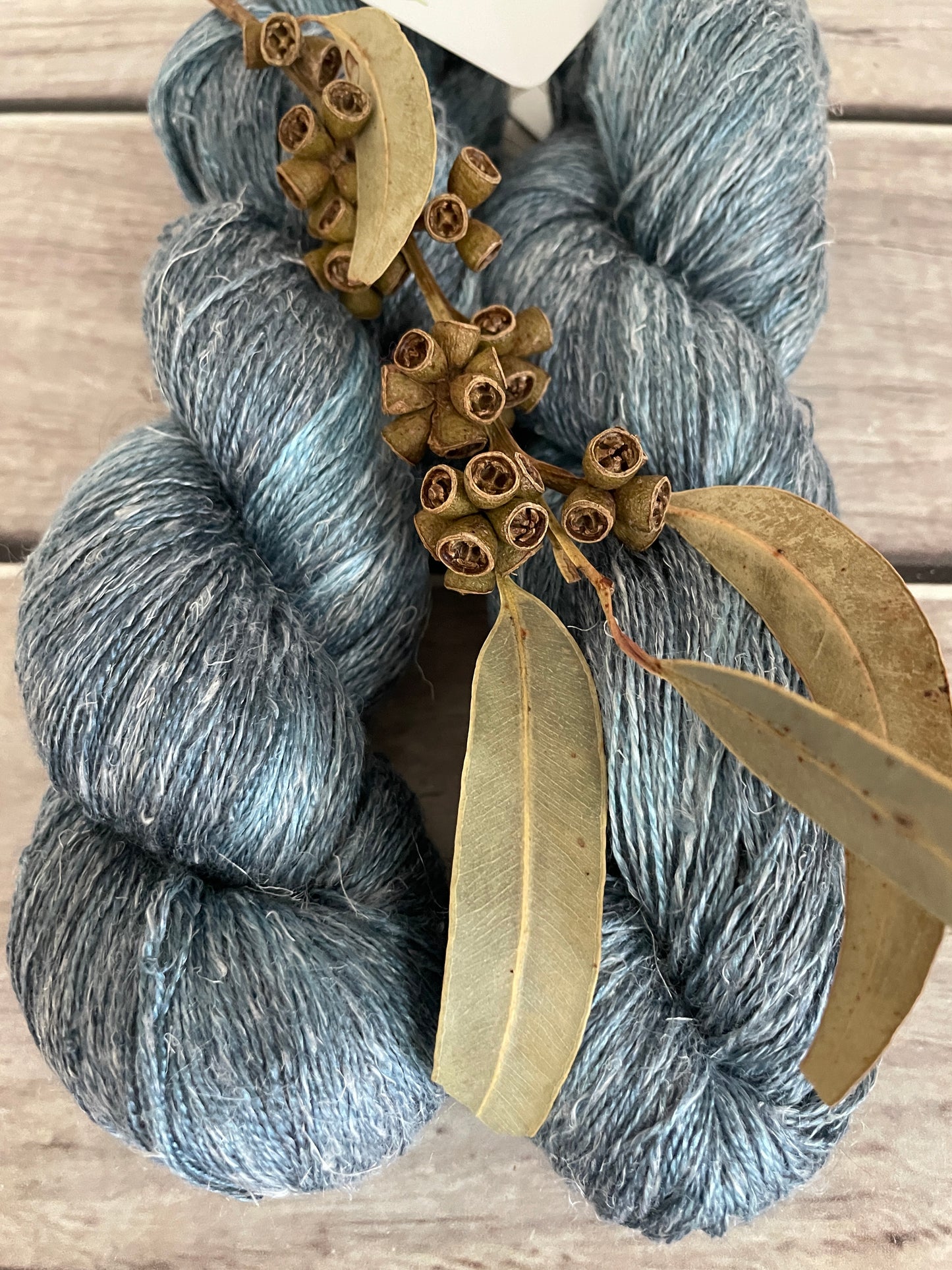 Cardabia Station  on Anise - silk and linen 2ply