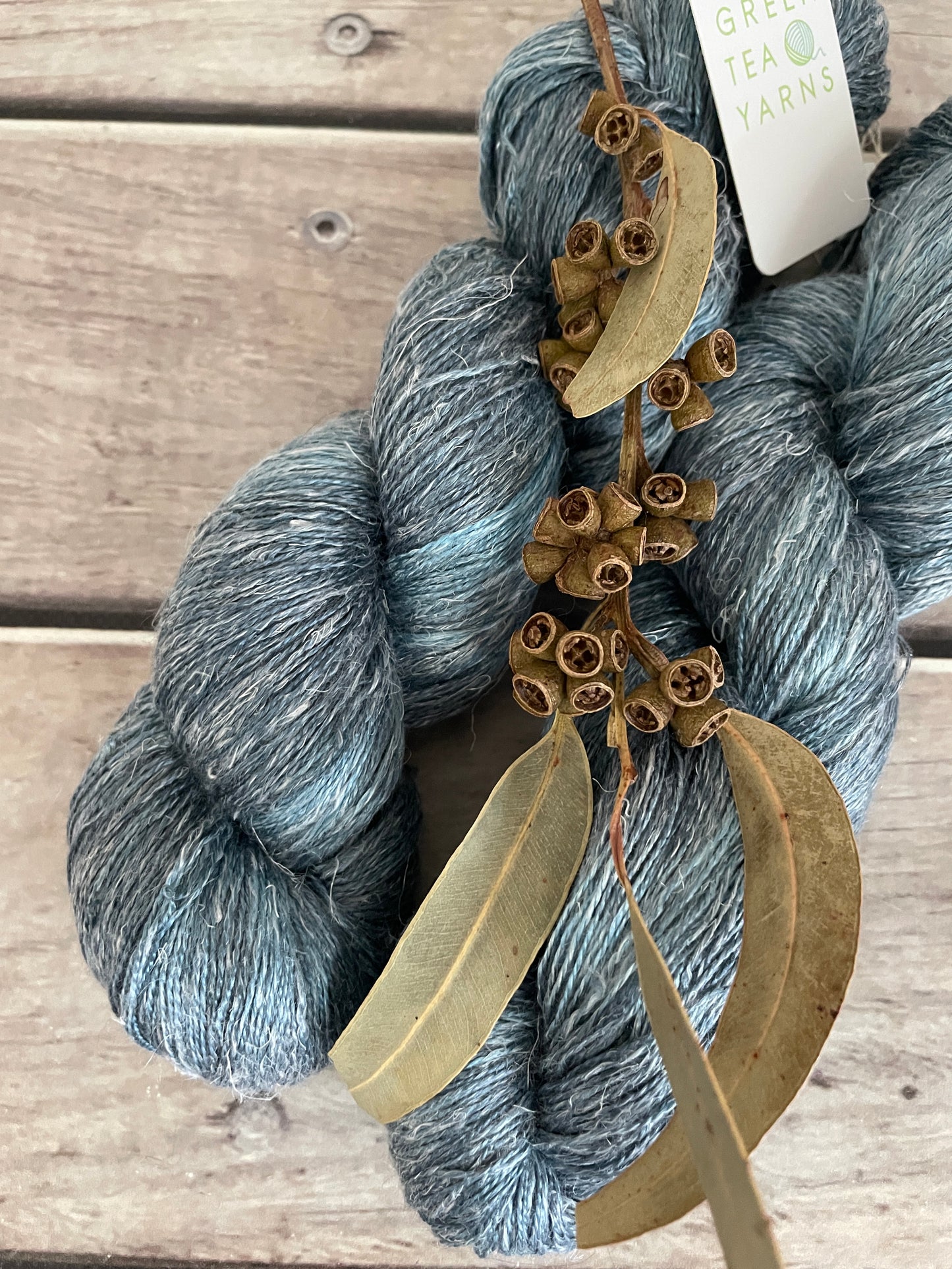 Cardabia Station  on Anise - silk and linen 2ply