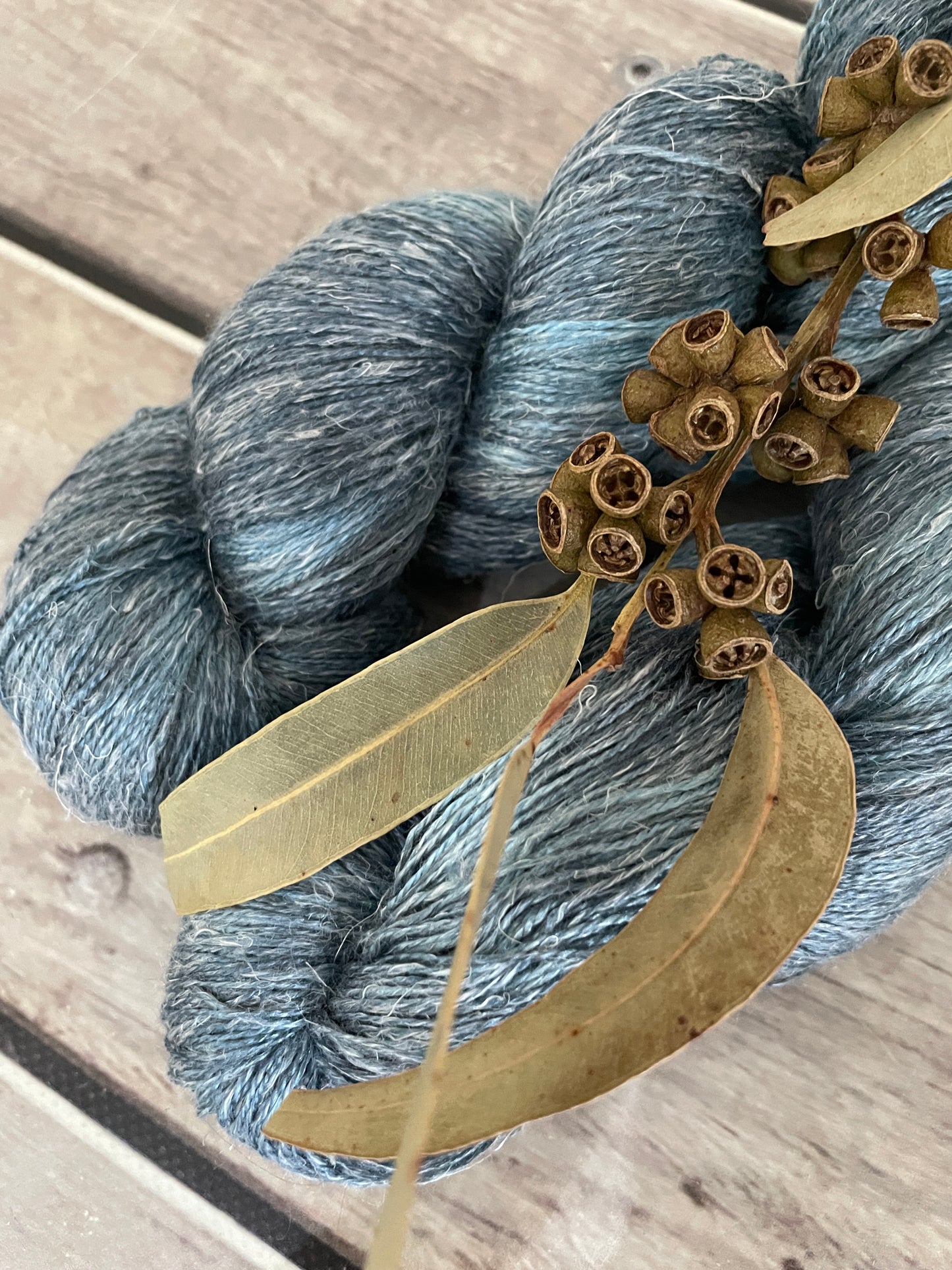 Cardabia Station  on Anise - silk and linen 2ply
