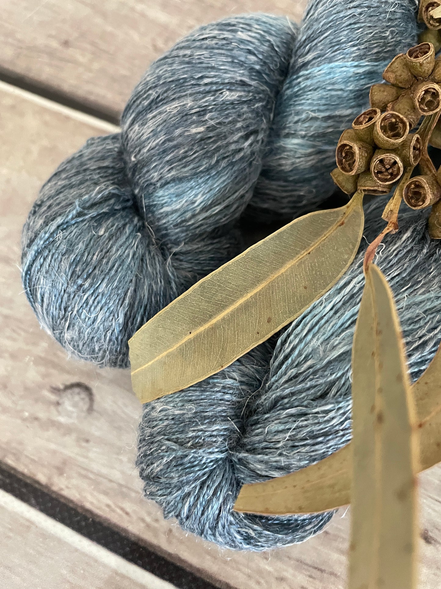 Cardabia Station  on Anise - silk and linen 2ply