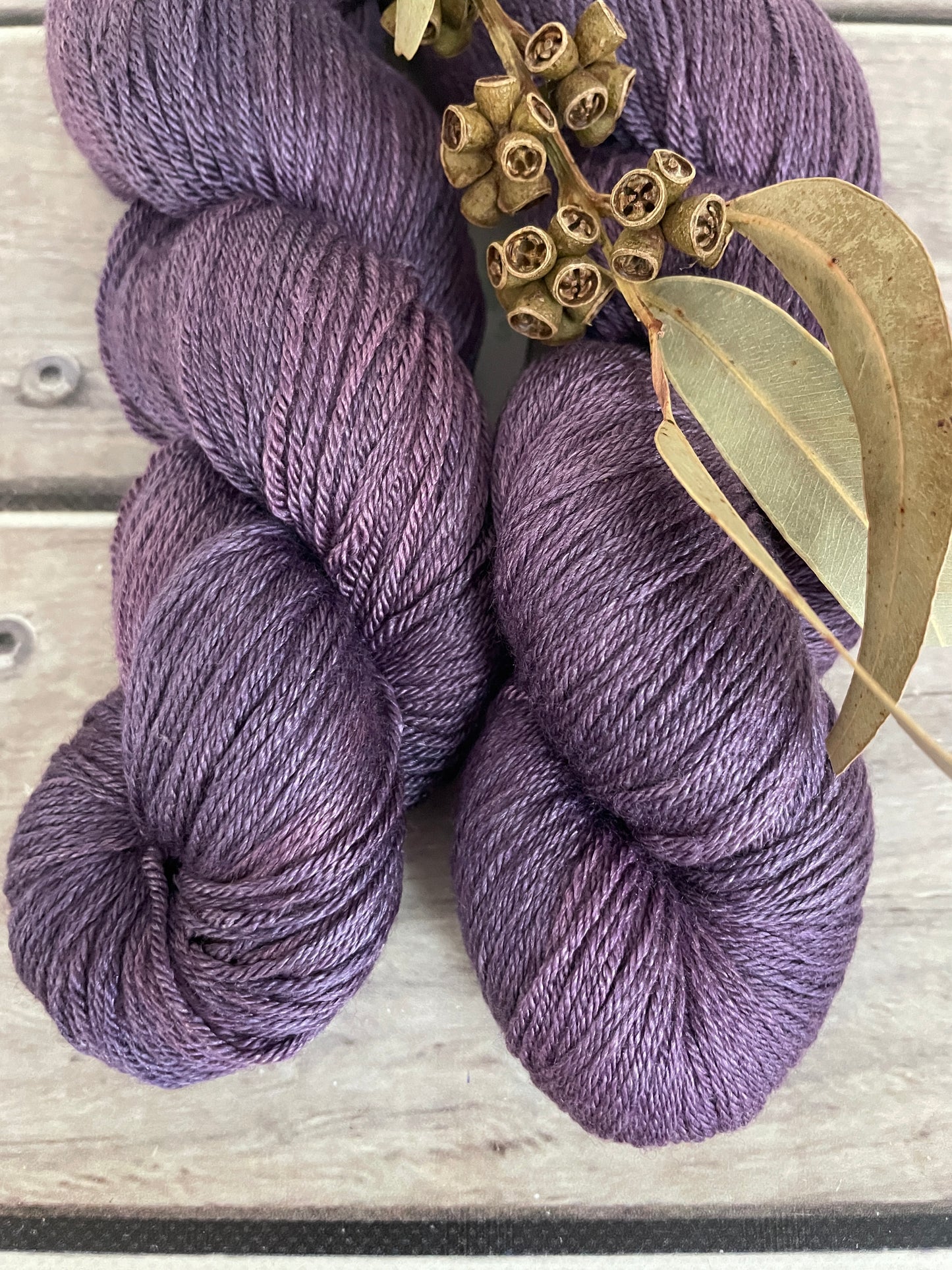 Damson OB - 4ply/fingering - silk/ merino yarn - Jasmine 4