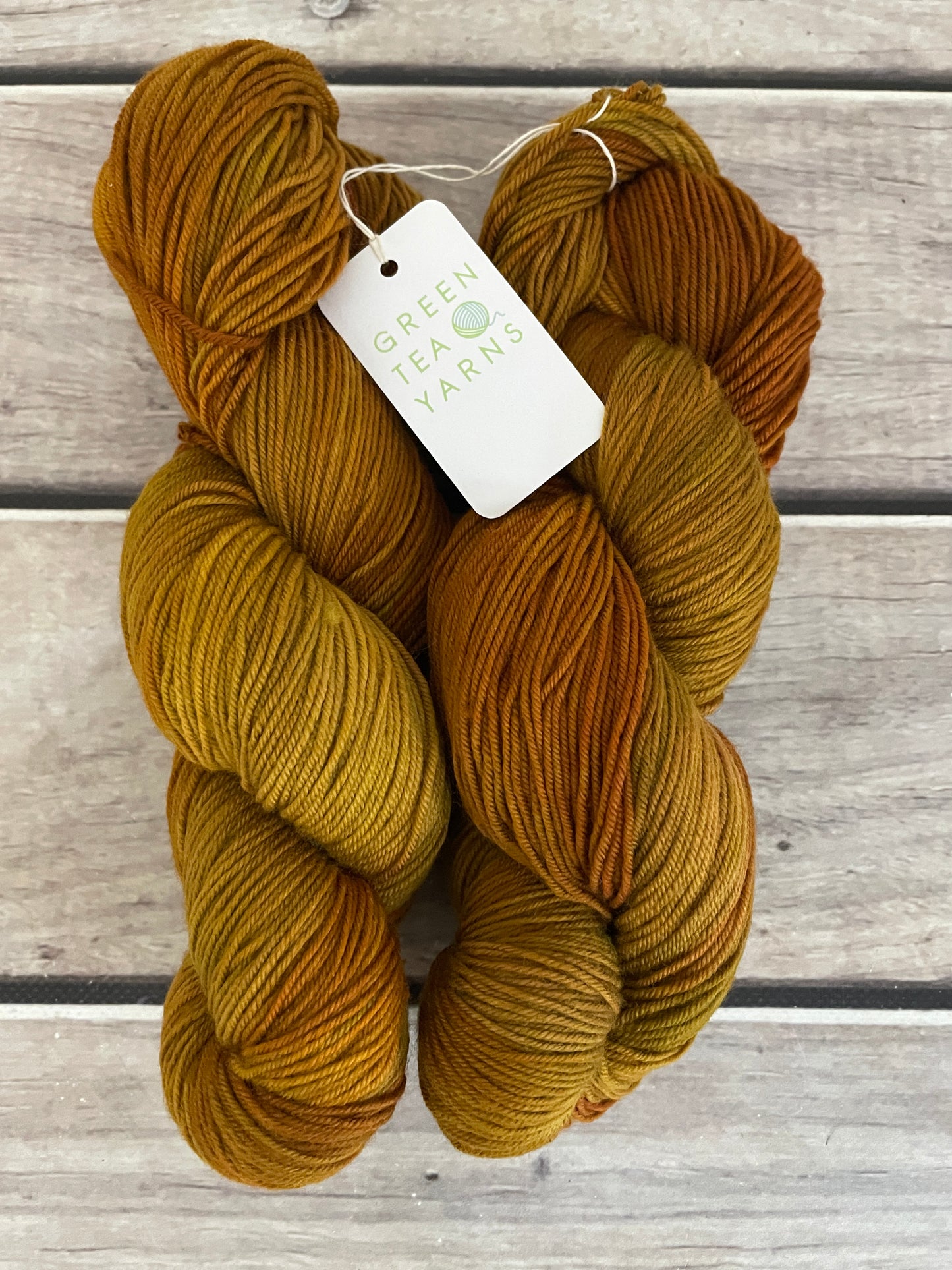 Burnished Copper - 4 ply merino/nylon sock yarn - Darjeeling