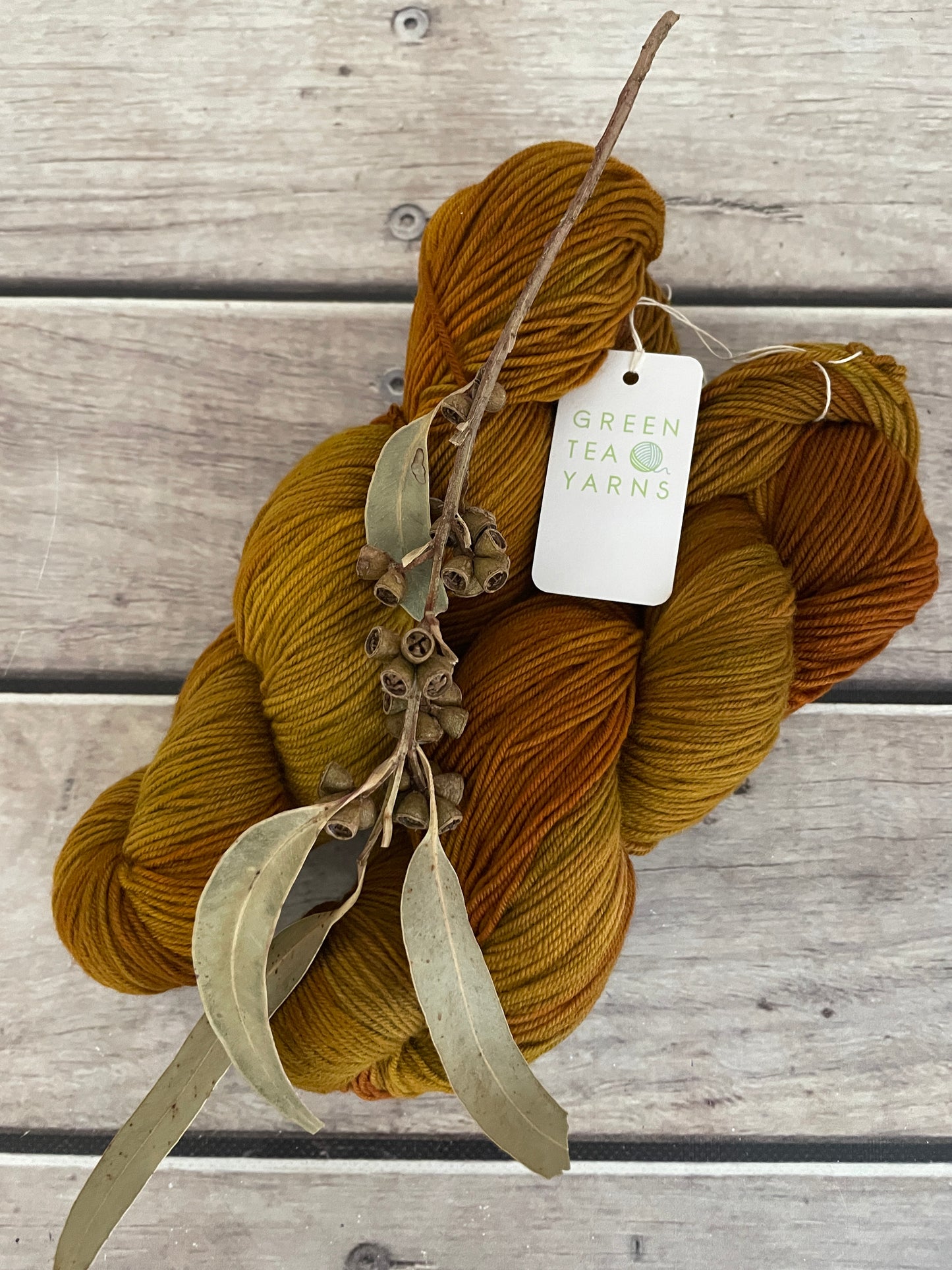 Burnished Copper - 4 ply merino/nylon sock yarn - Darjeeling