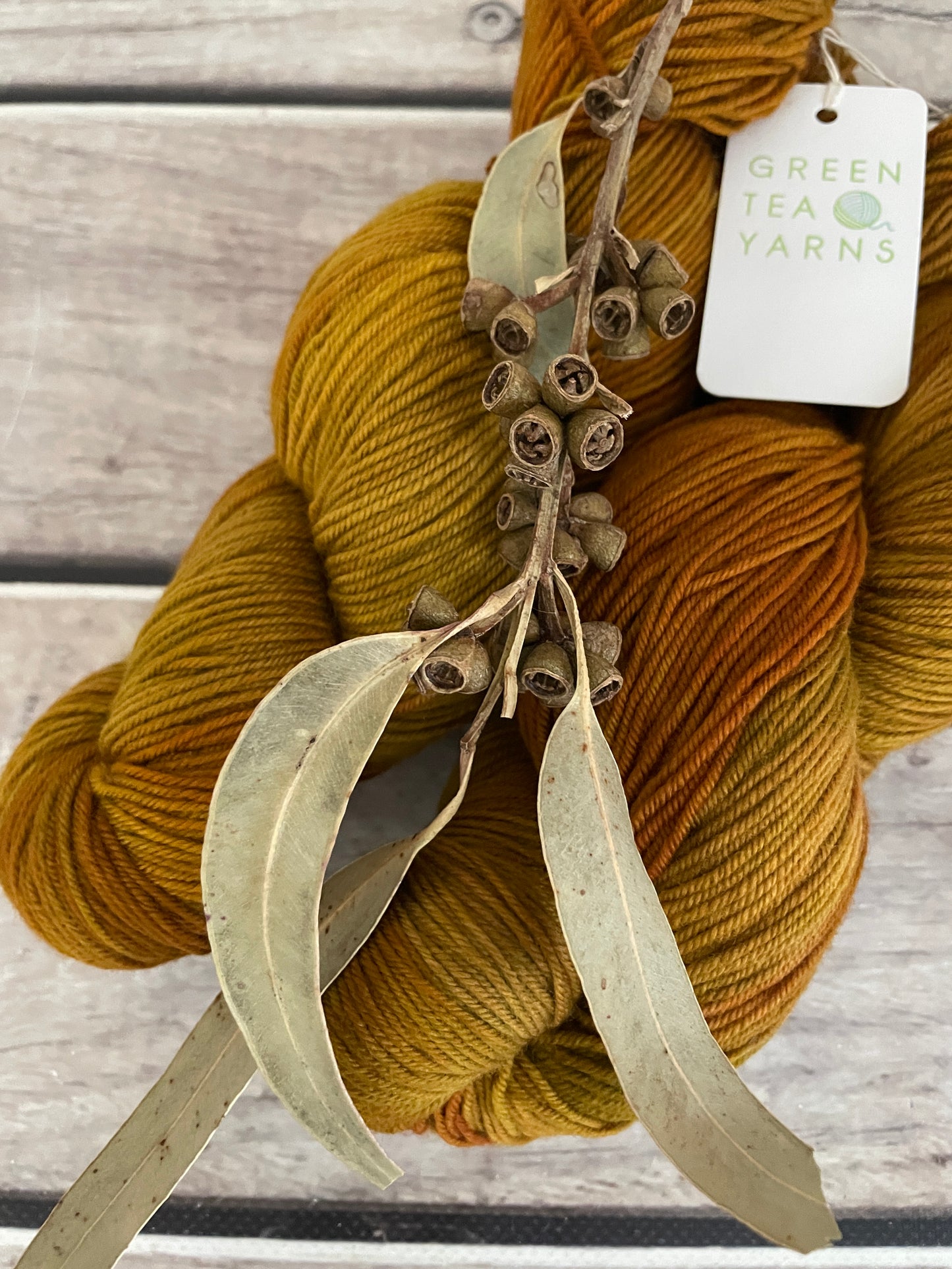 Burnished Copper - 4 ply merino/nylon sock yarn - Darjeeling