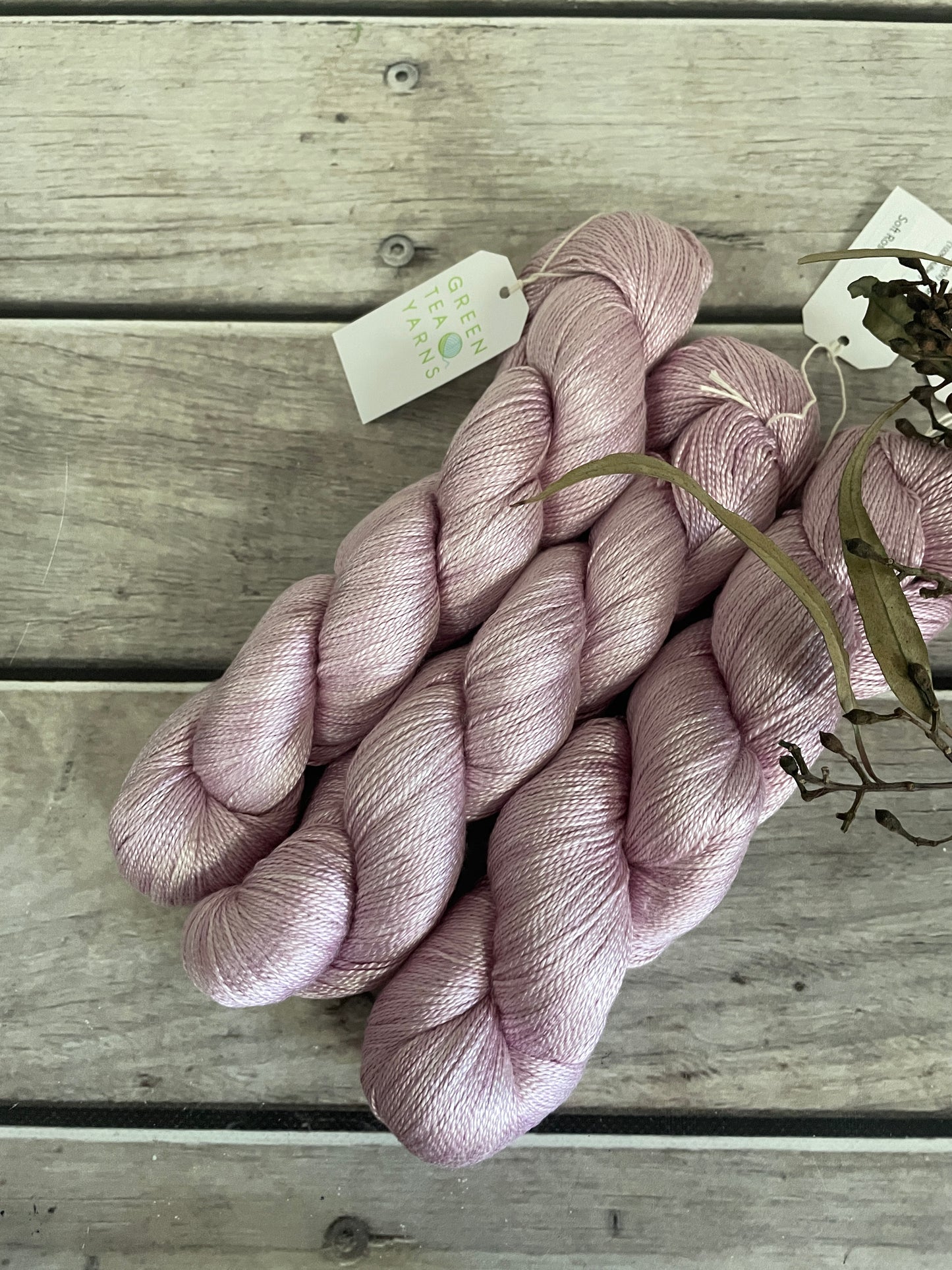Soft Rose - 3 ply in Mulberry silk - Ginseng hl