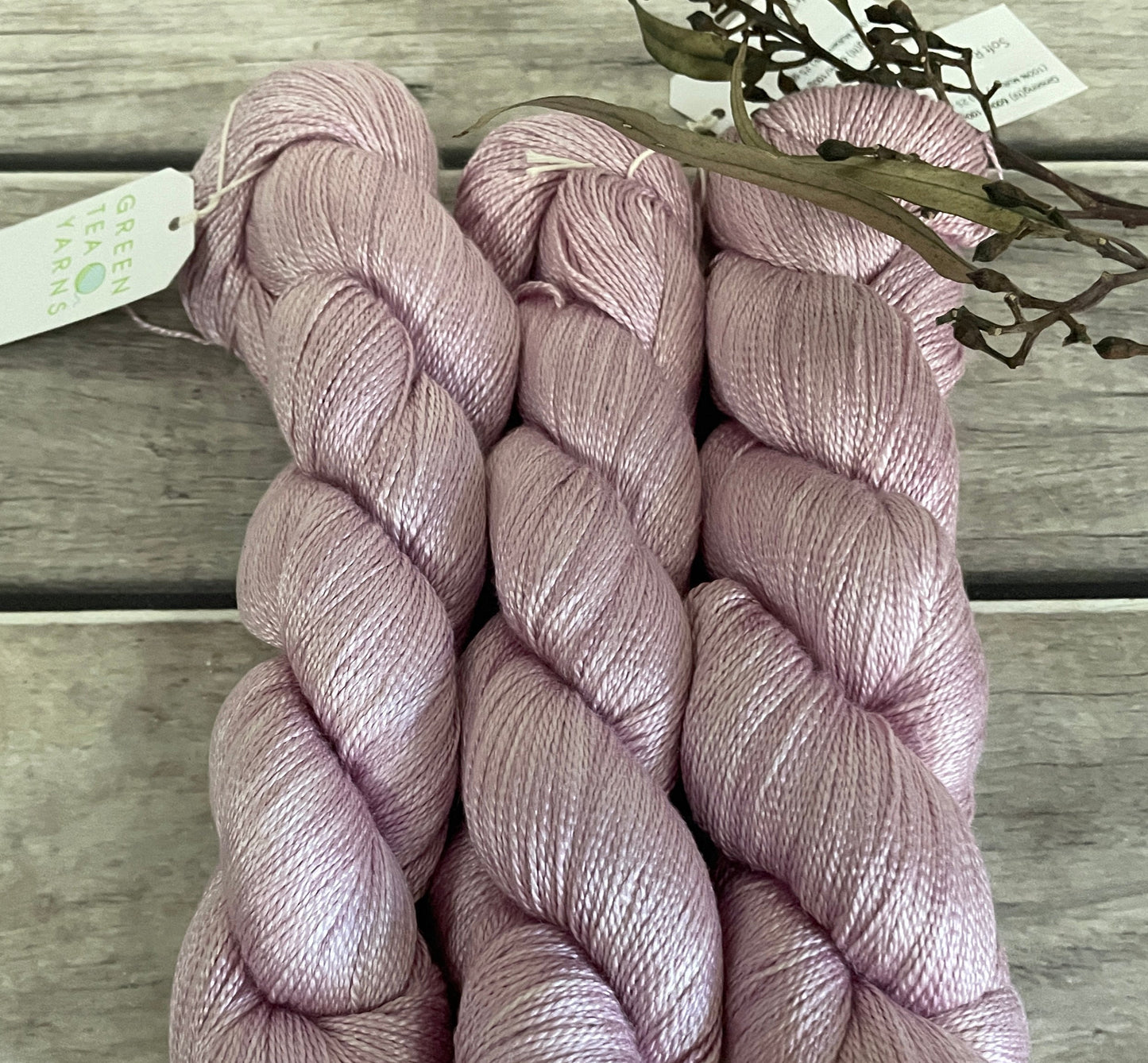 Soft Rose - 3 ply in Mulberry silk - Ginseng hl