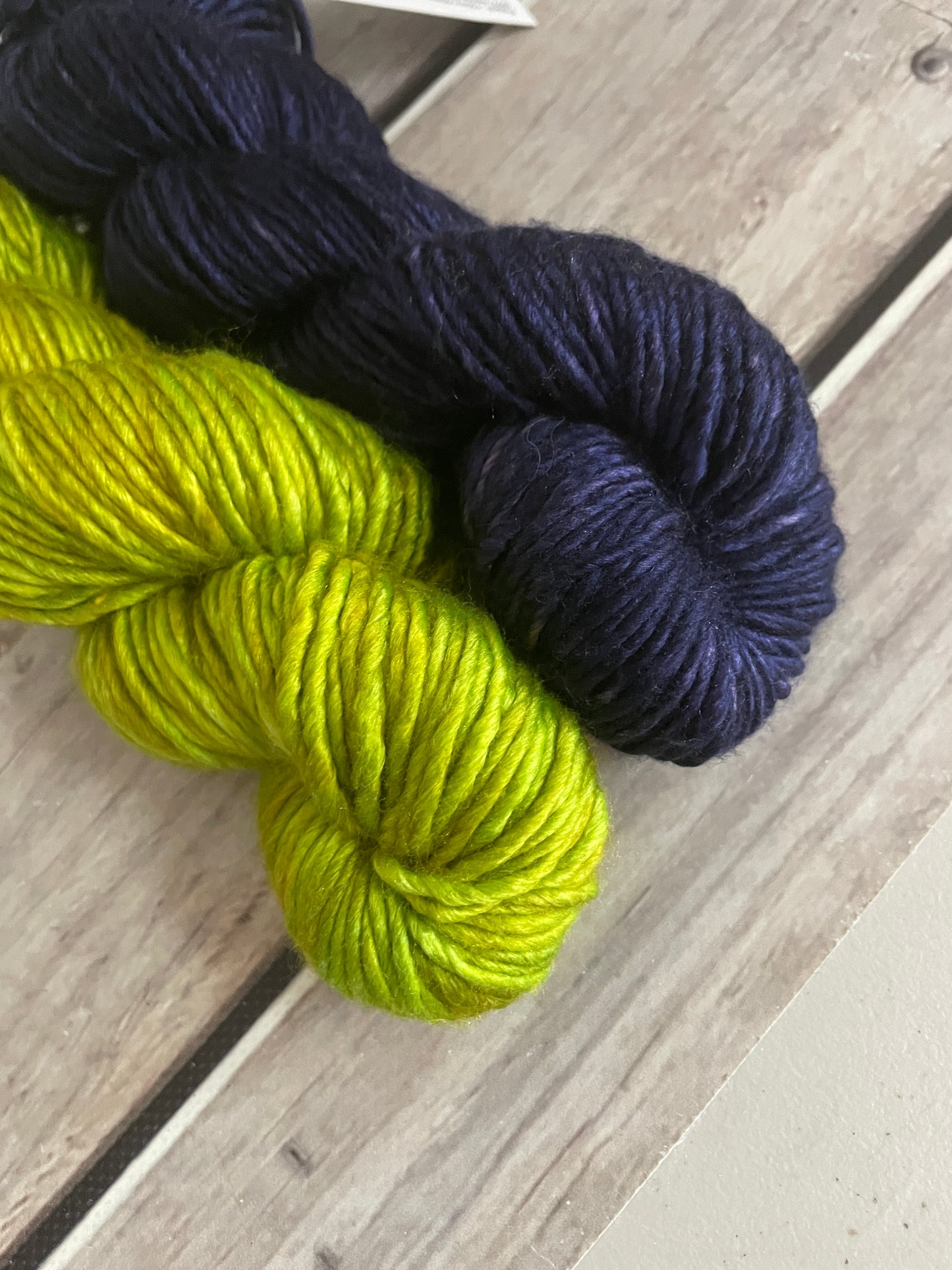 Percy's Purple - 10 ply merino/silk singles - Peach