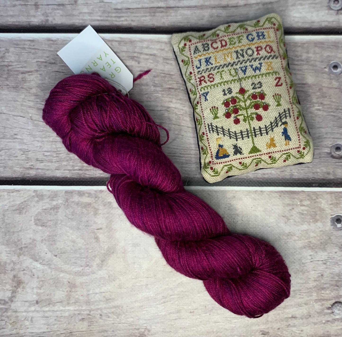 Wild Orchid - 4 ply in Mulberry silk yarn - Pekoe f
