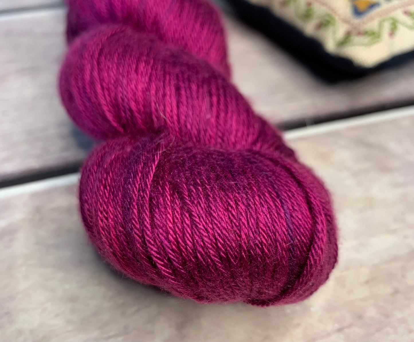 Wild Orchid - 4 ply in Mulberry silk yarn - Pekoe f