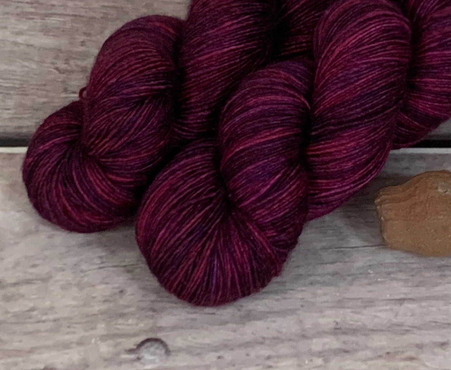 Wild Orchid - Merino and silk 4 ply single -Osmanthus