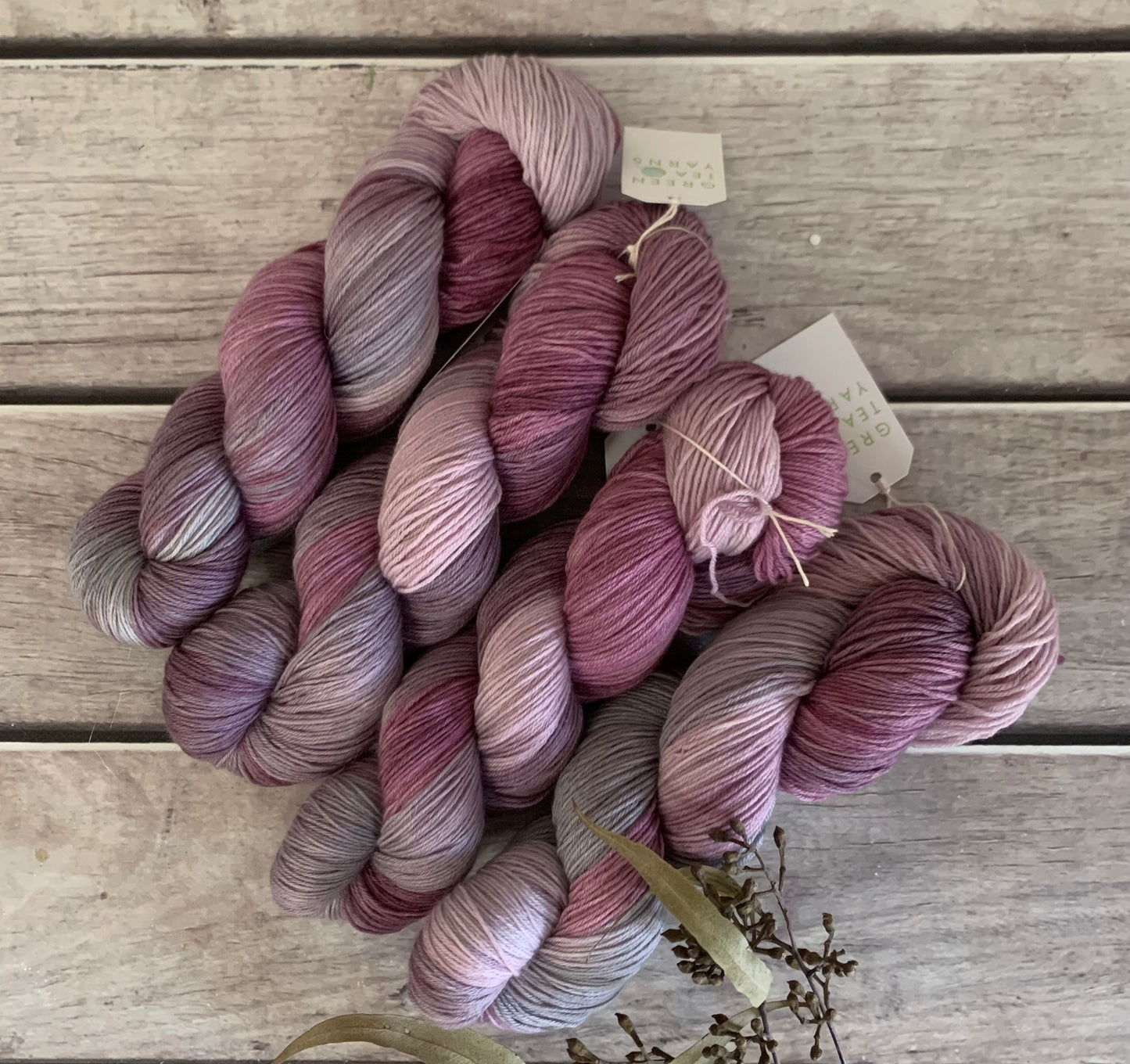 Lavender Smoke ooak - Darjeeling sock yarn - 4 ply