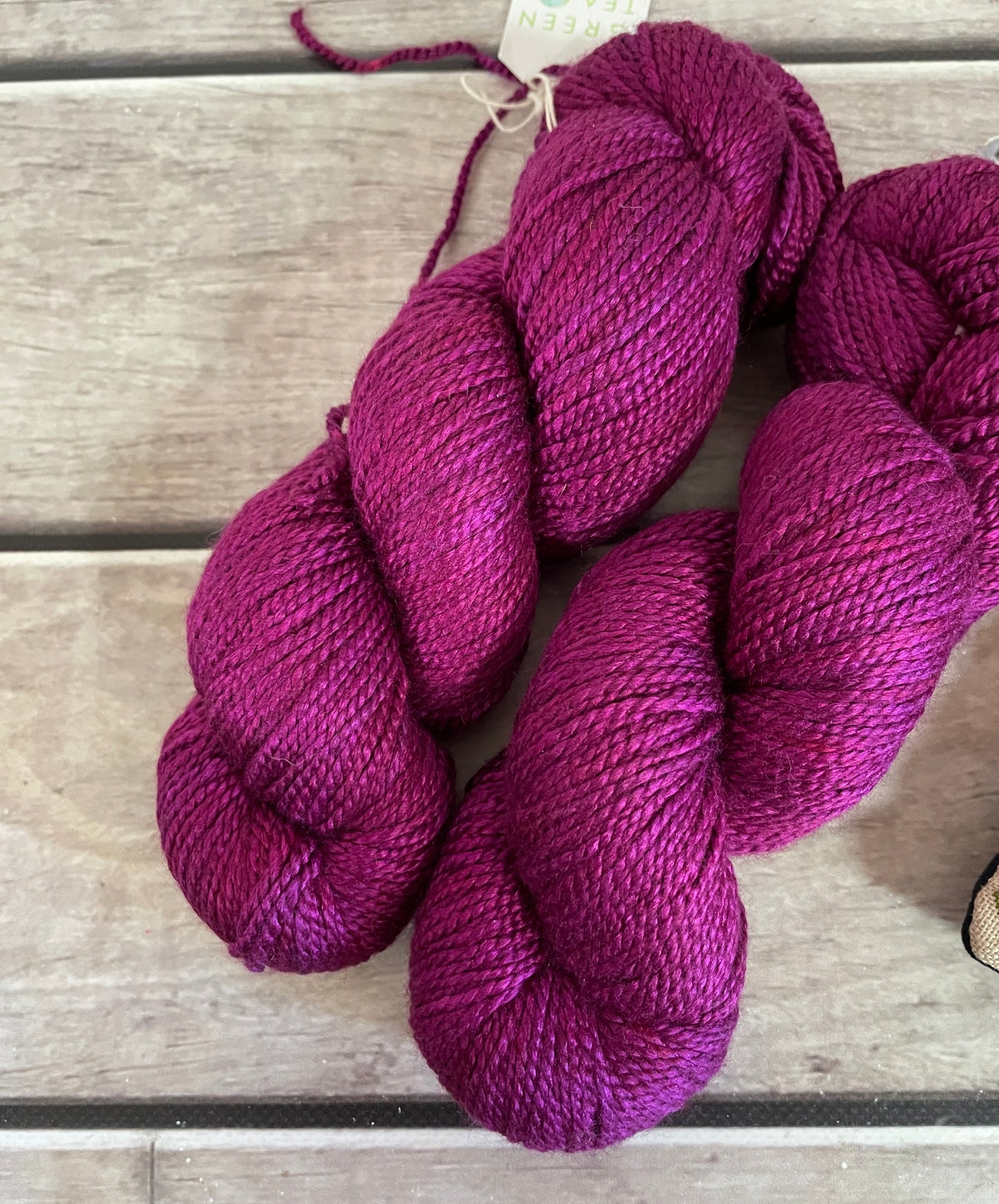 Wild Orchid - 8 ply silk and merino - White Cloud