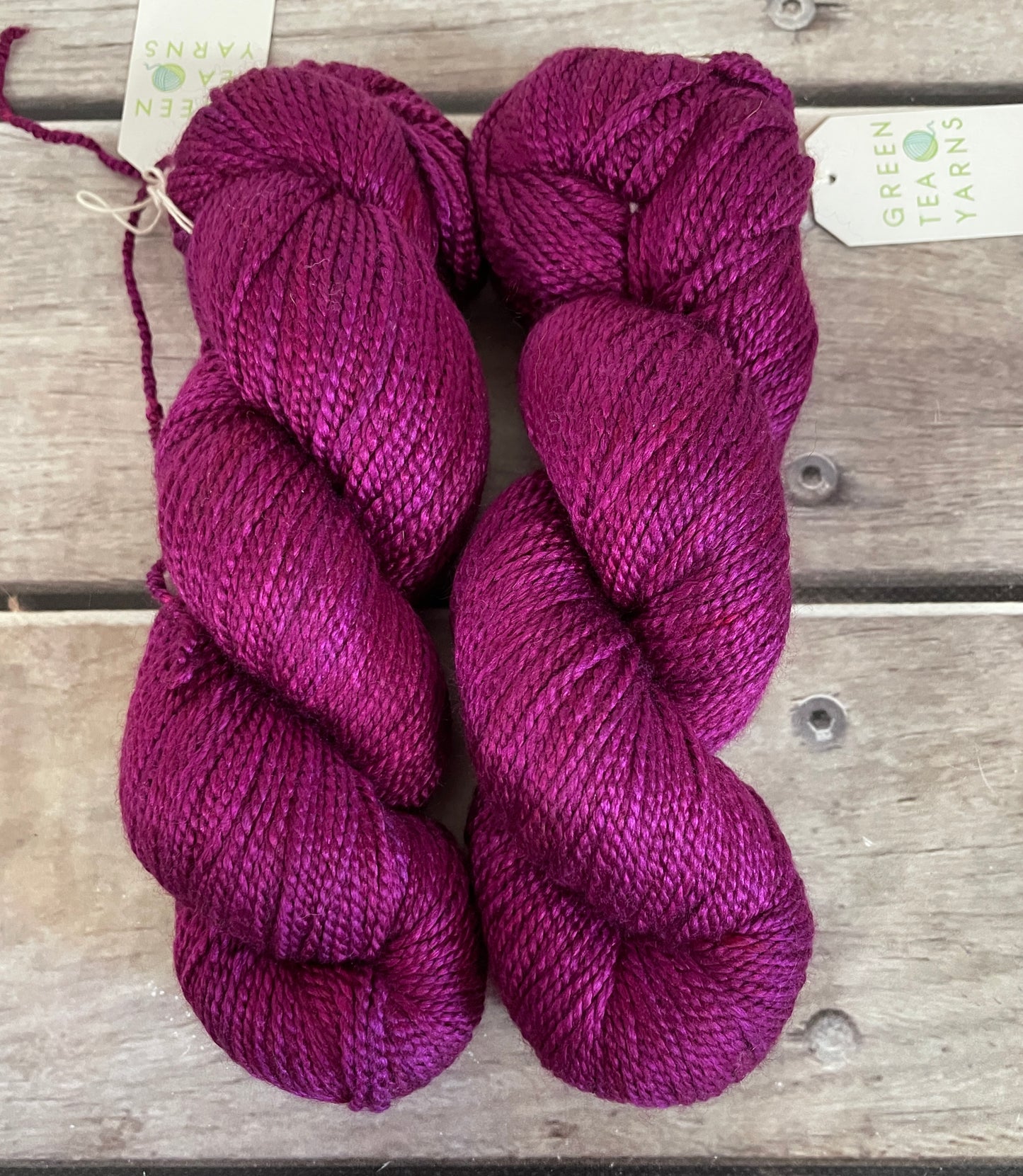 Wild Orchid - 8 ply silk and merino - White Cloud