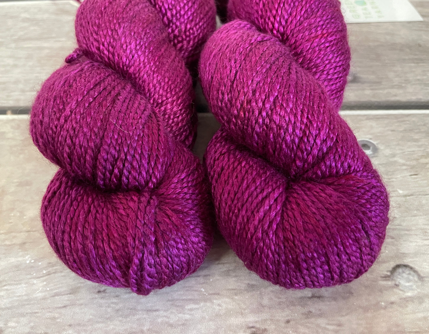 Wild Orchid - 8 ply silk and merino - White Cloud