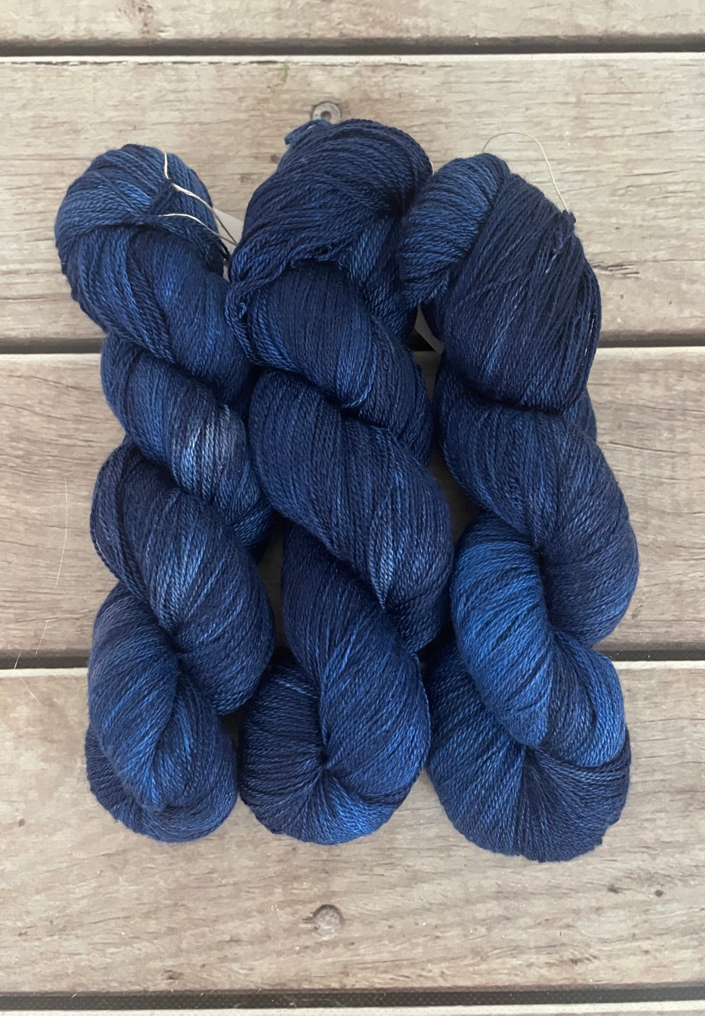 April Blues - 2 ply Silk and Merino - Sencha
