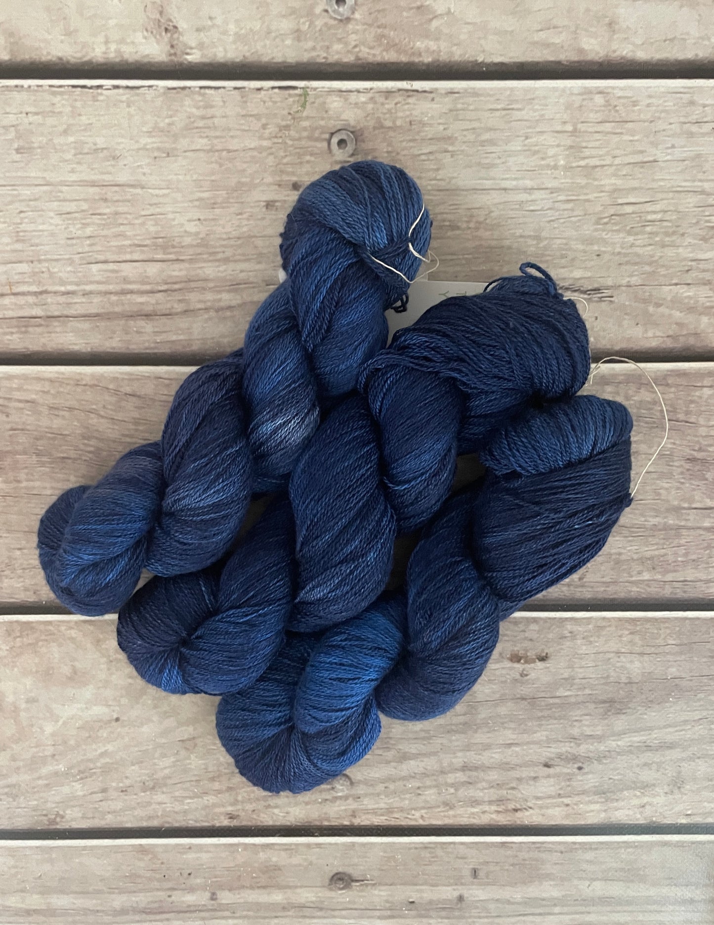 April Blues - 2 ply Silk and Merino - Sencha